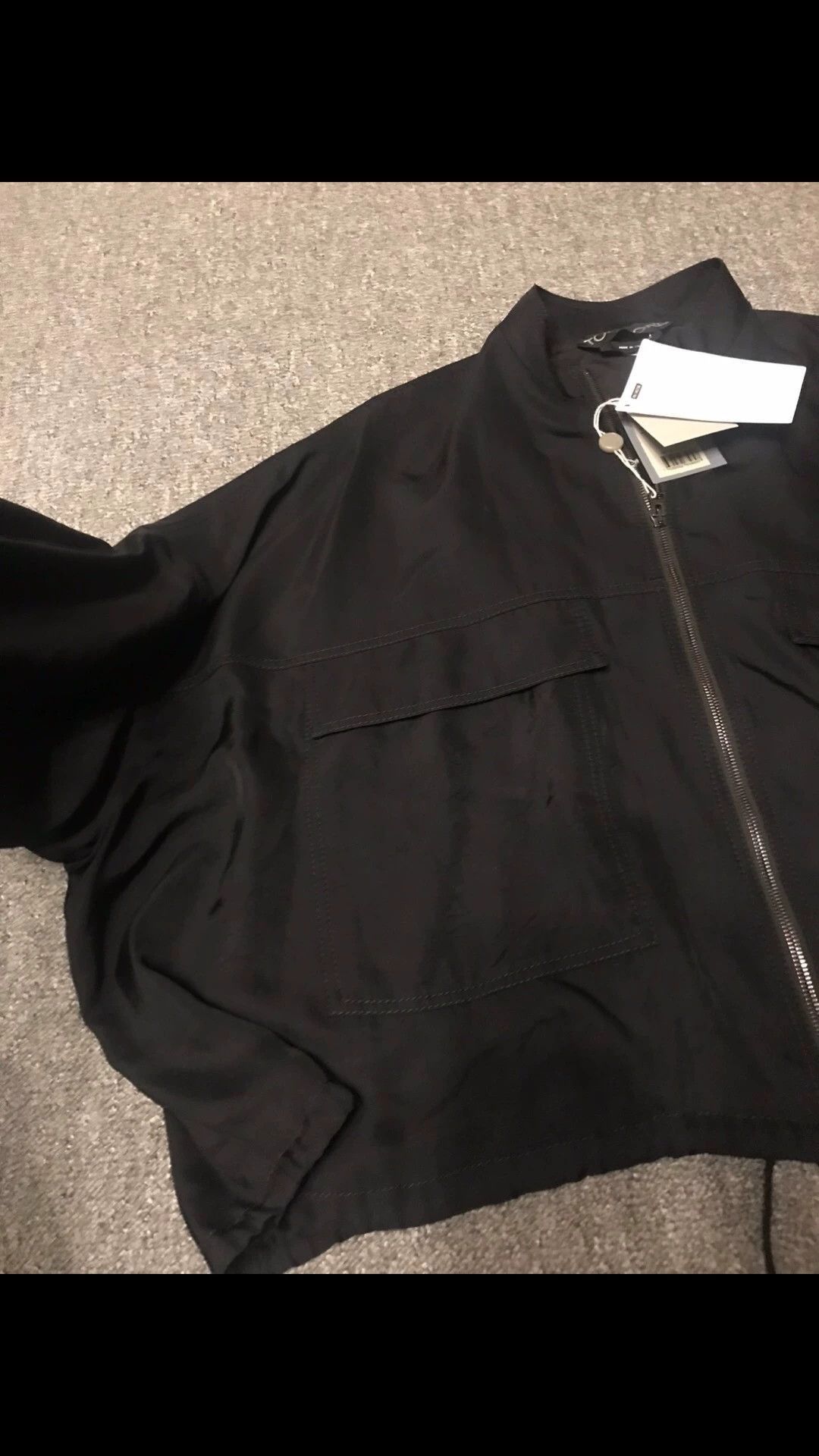 Tom Ford Black XL Bomber Jacket with Zip & Pockets Size US XL / EU 56 / 4 - 5 Thumbnail