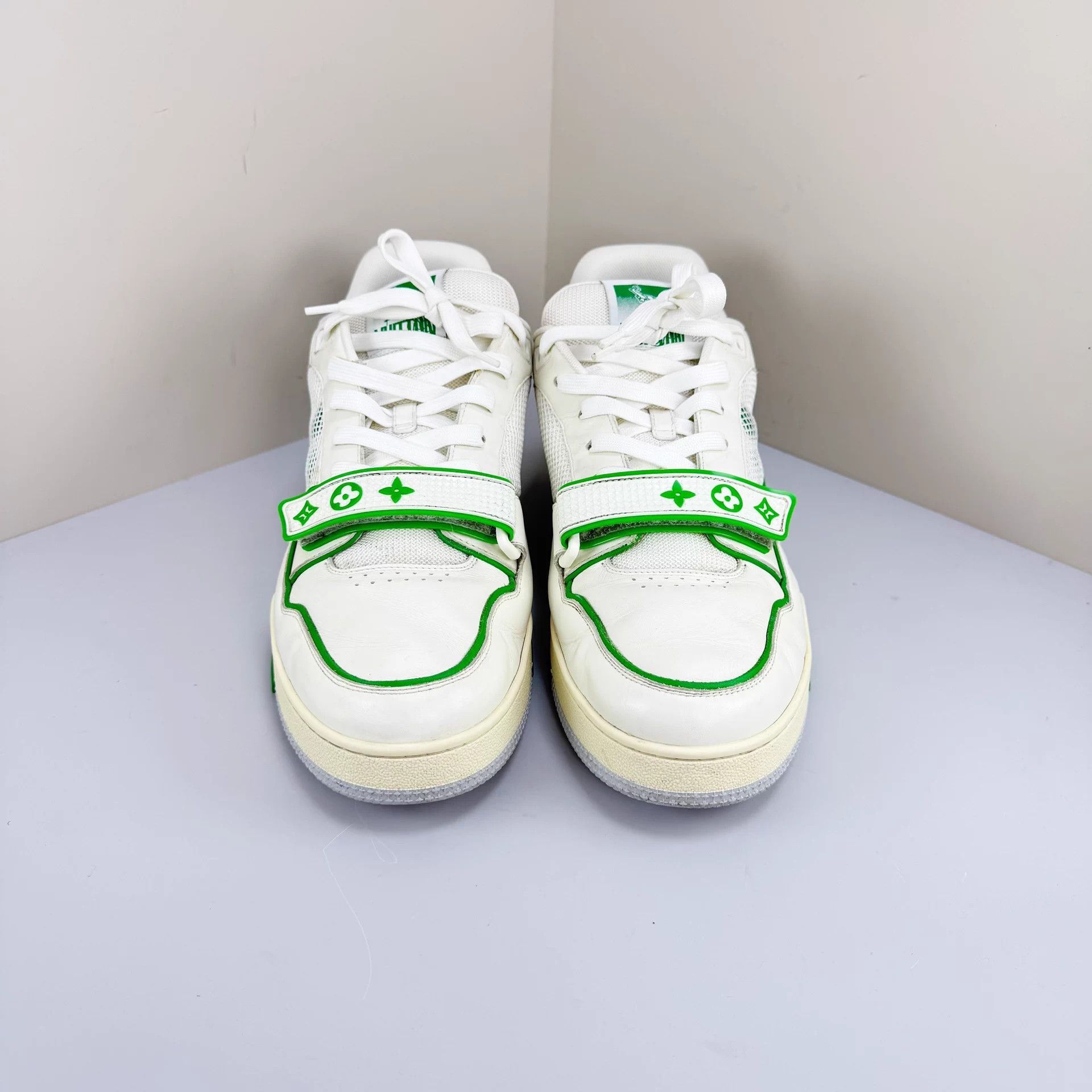 Louis Vuitton Green Low-Top Sneakers Size 10 Size US 10 / EU 43 - 2 Thumbnail