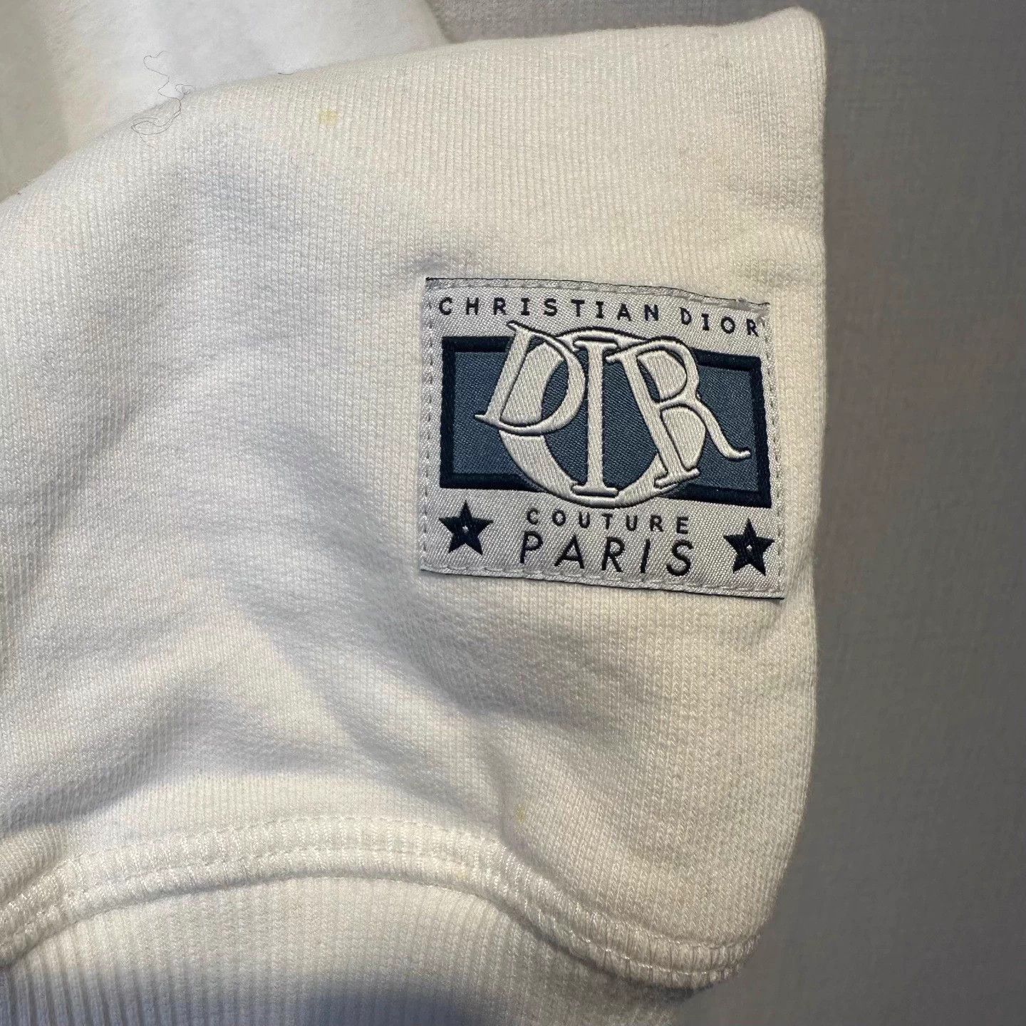 Dior White Long-Sleeve Sweatshirt Size US M / EU 48-50 / 2 - 3 Thumbnail