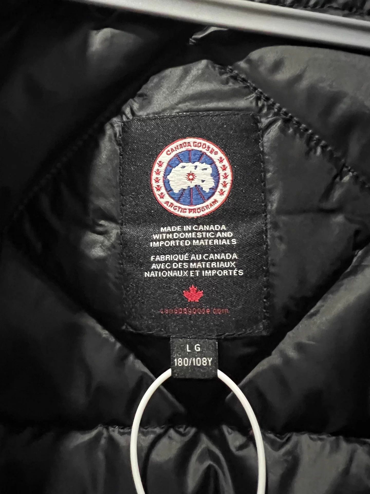 Canada Goose Black Puffer Jacket with Hood - Size L Size US L / EU 52-54 / 3 - 5 Thumbnail