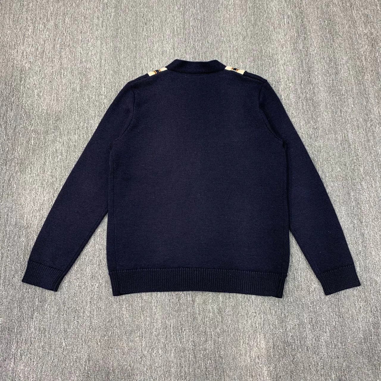Gucci Black Striped Anchor Emblem Cardigan Size S Size US S / EU 44-46 / 1 - 2 Thumbnail