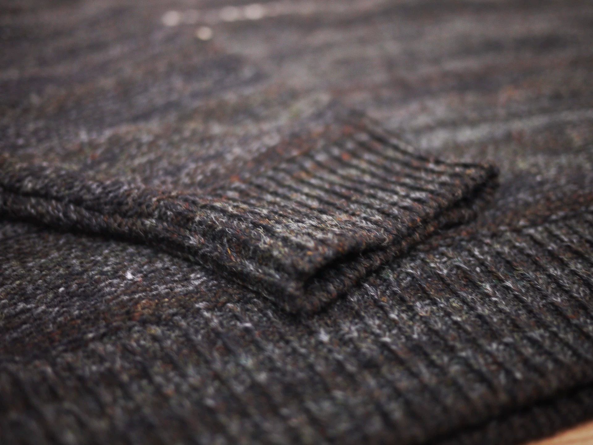 Visvim Black Striped Knit Sweater with Embroidered Details Size US L / EU 52-54 / 3 - 4 Thumbnail
