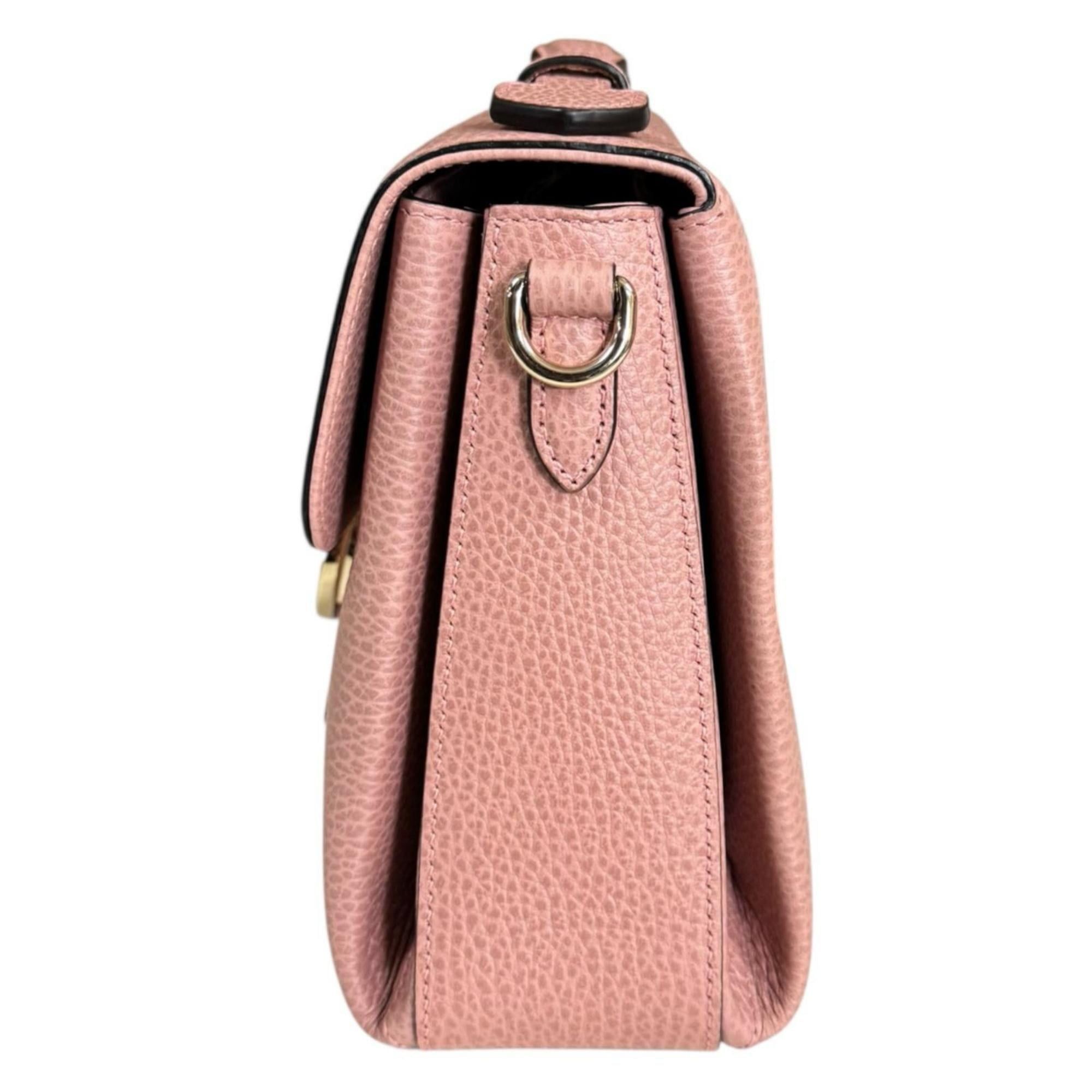 Gucci Gucci Interlocking G Shoulder Bag, Leather 510302, Pink, Women's, Pre-owned, 2-Way, Chain Size ONE SIZE - 5 Thumbnail