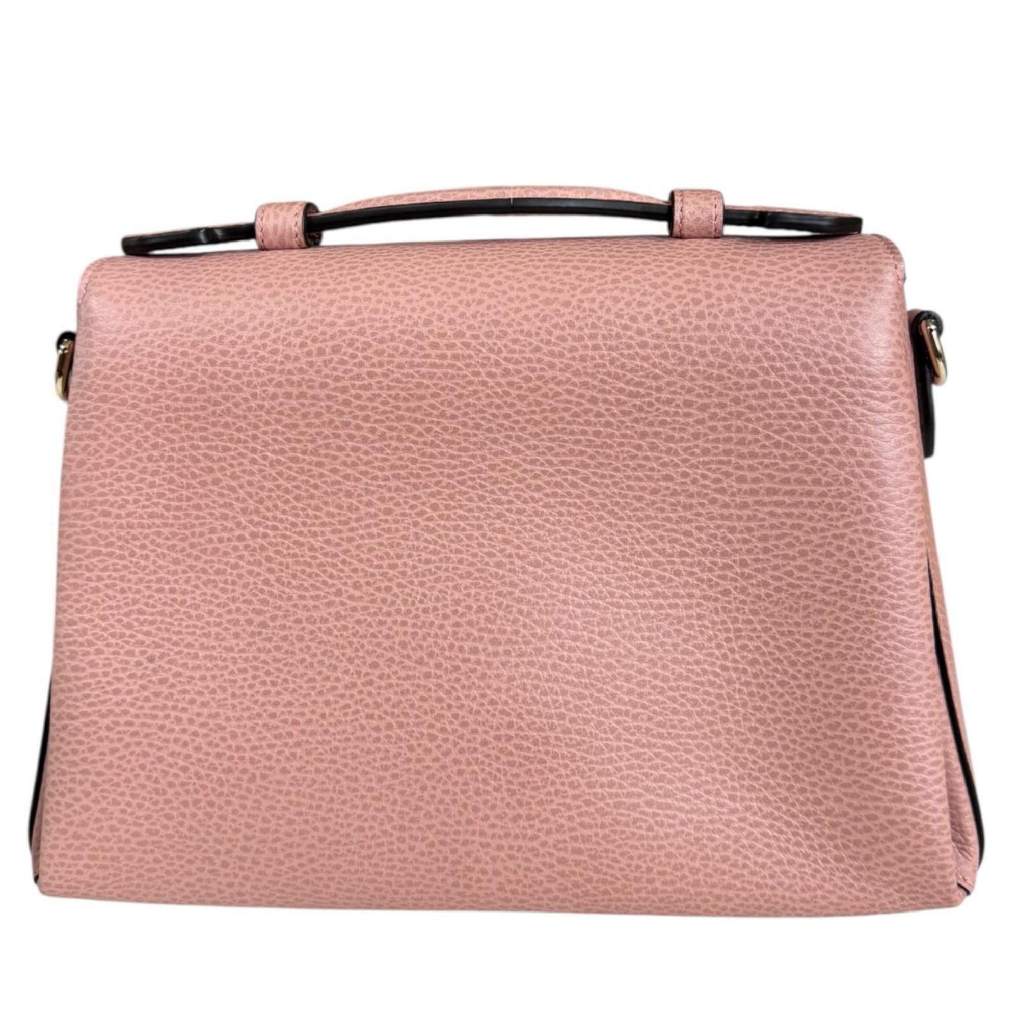 Gucci Gucci Interlocking G Shoulder Bag, Leather 510302, Pink, Women's, Pre-owned, 2-Way, Chain Size ONE SIZE - 3 Thumbnail