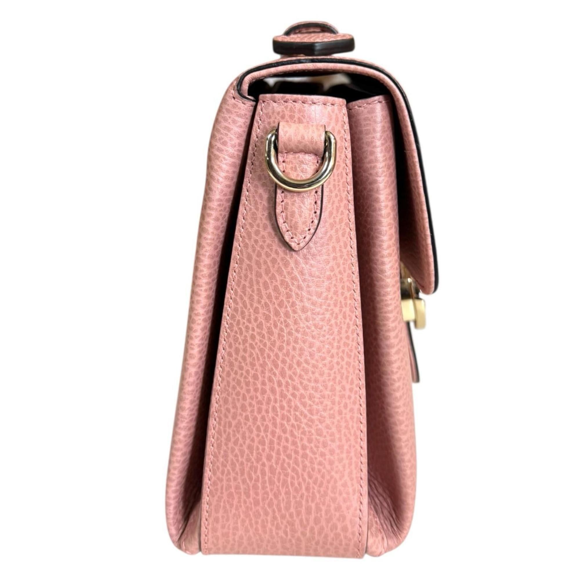 Gucci Gucci Interlocking G Shoulder Bag, Leather 510302, Pink, Women's, Pre-owned, 2-Way, Chain Size ONE SIZE - 4 Thumbnail