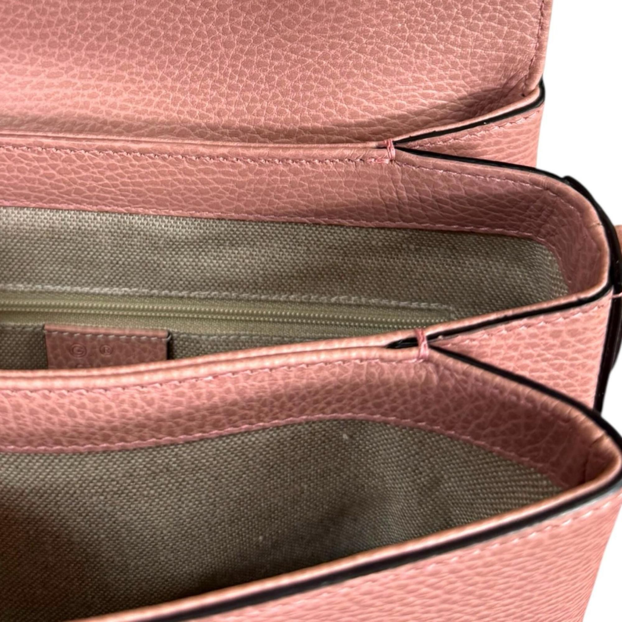 Gucci Gucci Interlocking G Shoulder Bag, Leather 510302, Pink, Women's, Pre-owned, 2-Way, Chain Size ONE SIZE - 10 Thumbnail