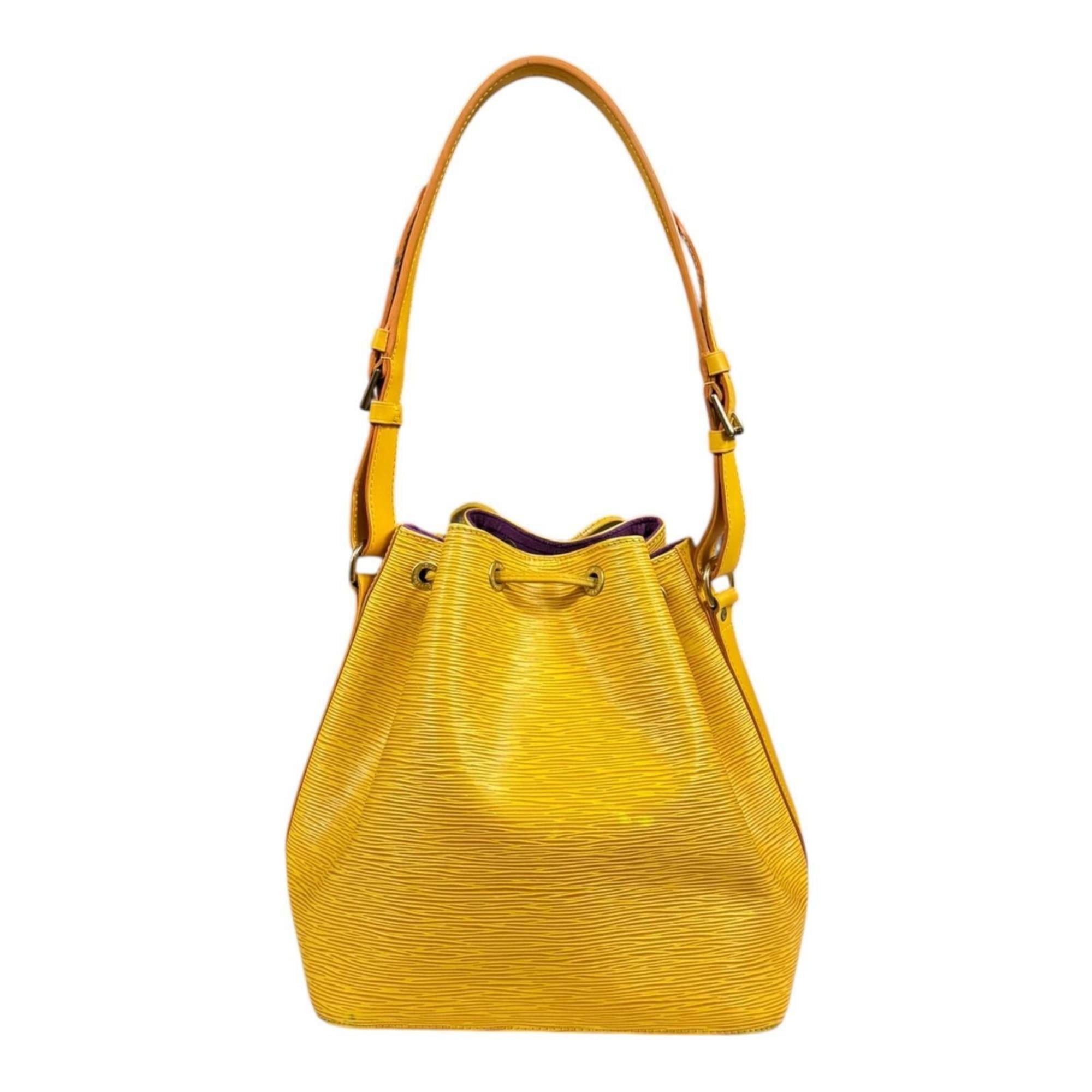 Louis Vuitton Pre-owned Louis Vuitton Petit Noe Epi Leather Shoulder Bag, M44109, Yellow, Women's. Size ONE SIZE - 3 Thumbnail