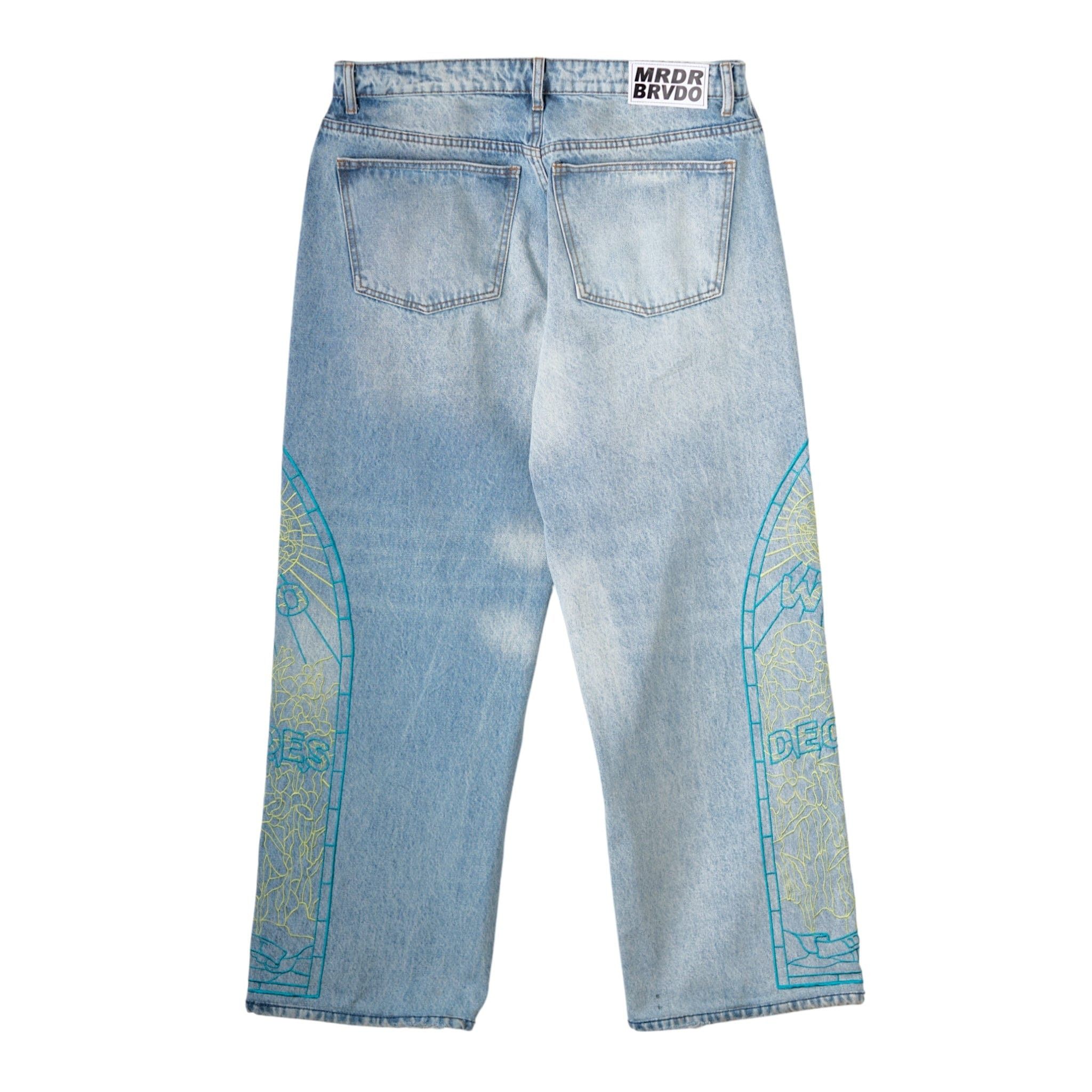 Who Decides War Virtous Denim Blue Yellow Size US 36 / EU 52 - 2 Thumbnail