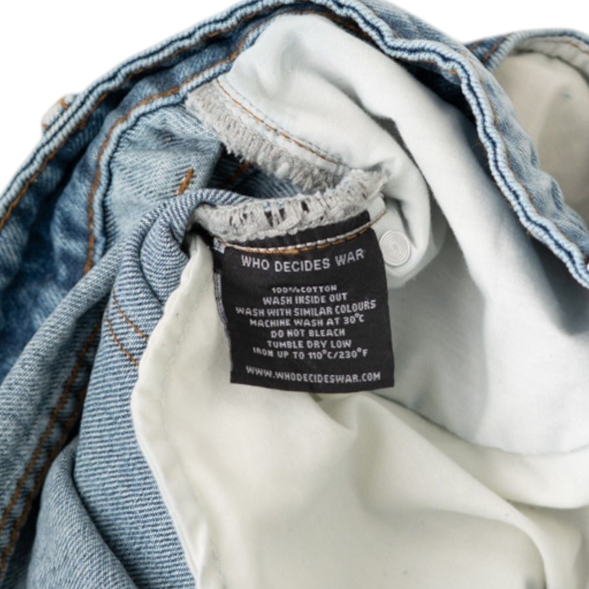 Who Decides War Virtous Denim Blue Yellow Size US 36 / EU 52 - 5 Thumbnail