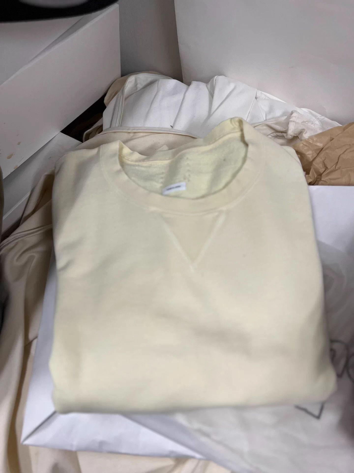 Visvim Beige Long Sleeve Sweatshirt XL Size US XL / EU 56 / 4 - 6 Thumbnail