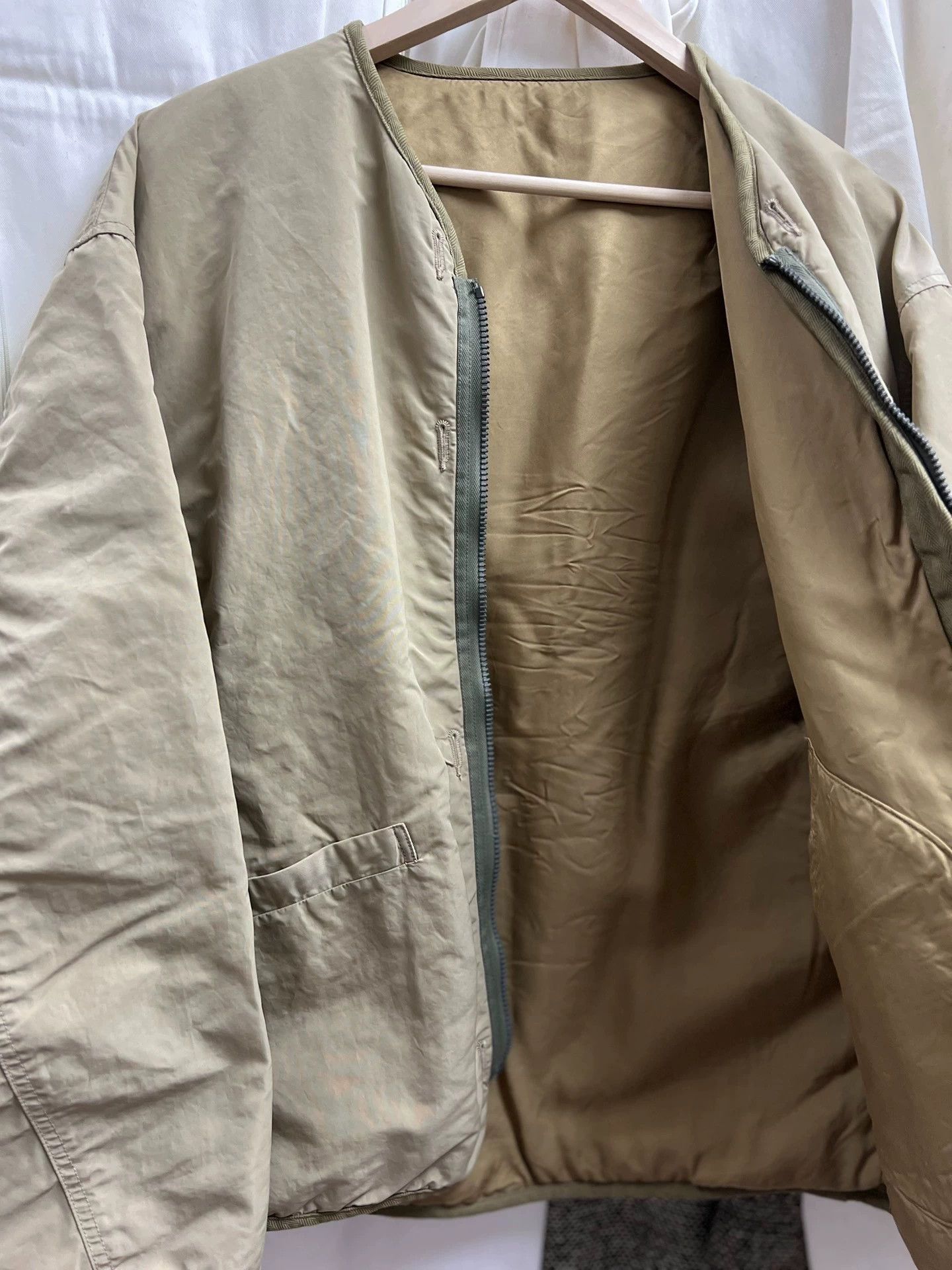 Visvim Beige Zip-Front Casual Jacket Size M Size US M / EU 48-50 / 2 - 5 Thumbnail