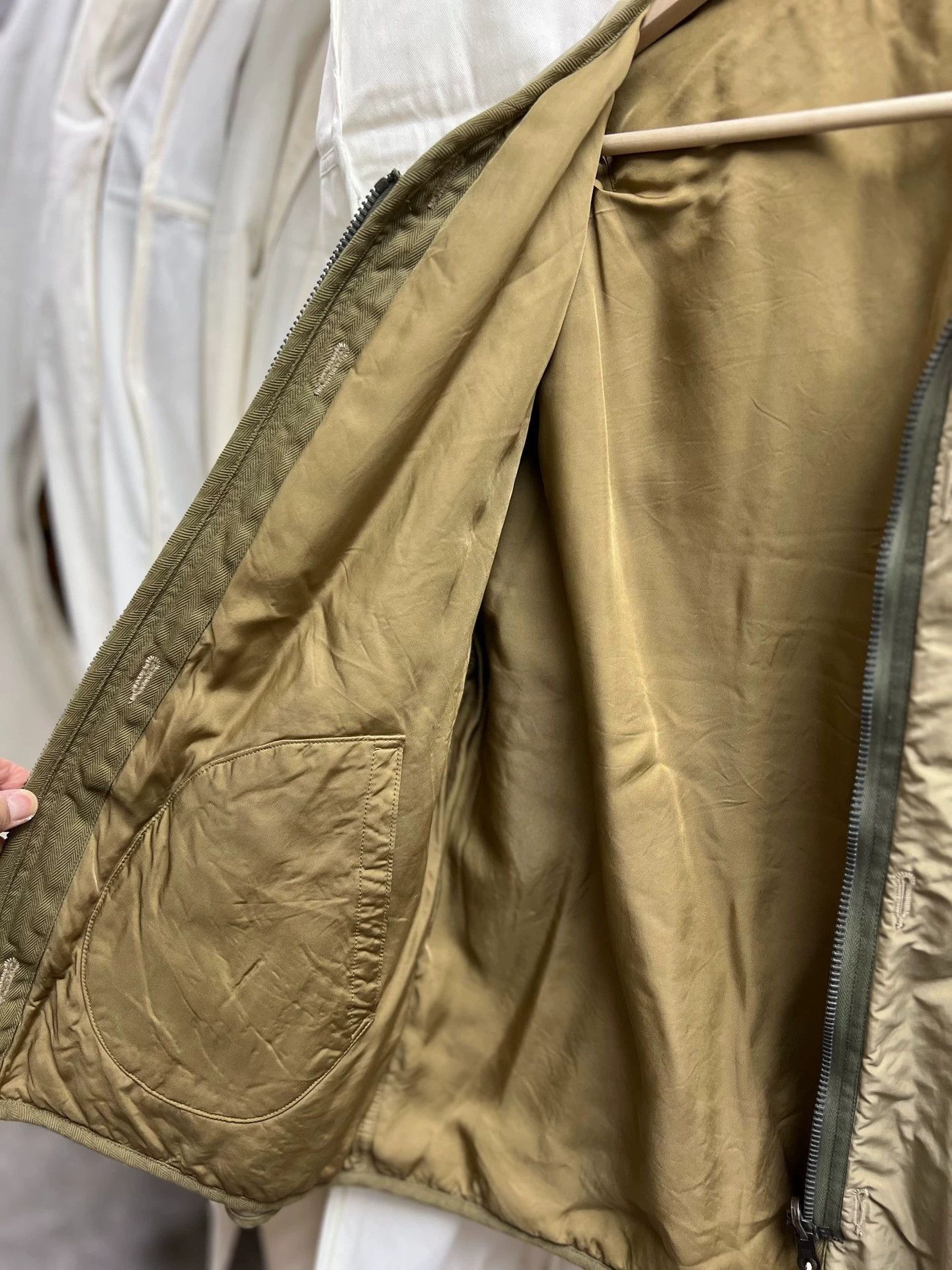 Visvim Beige Zip-Front Casual Jacket Size M Size US M / EU 48-50 / 2 - 6 Thumbnail