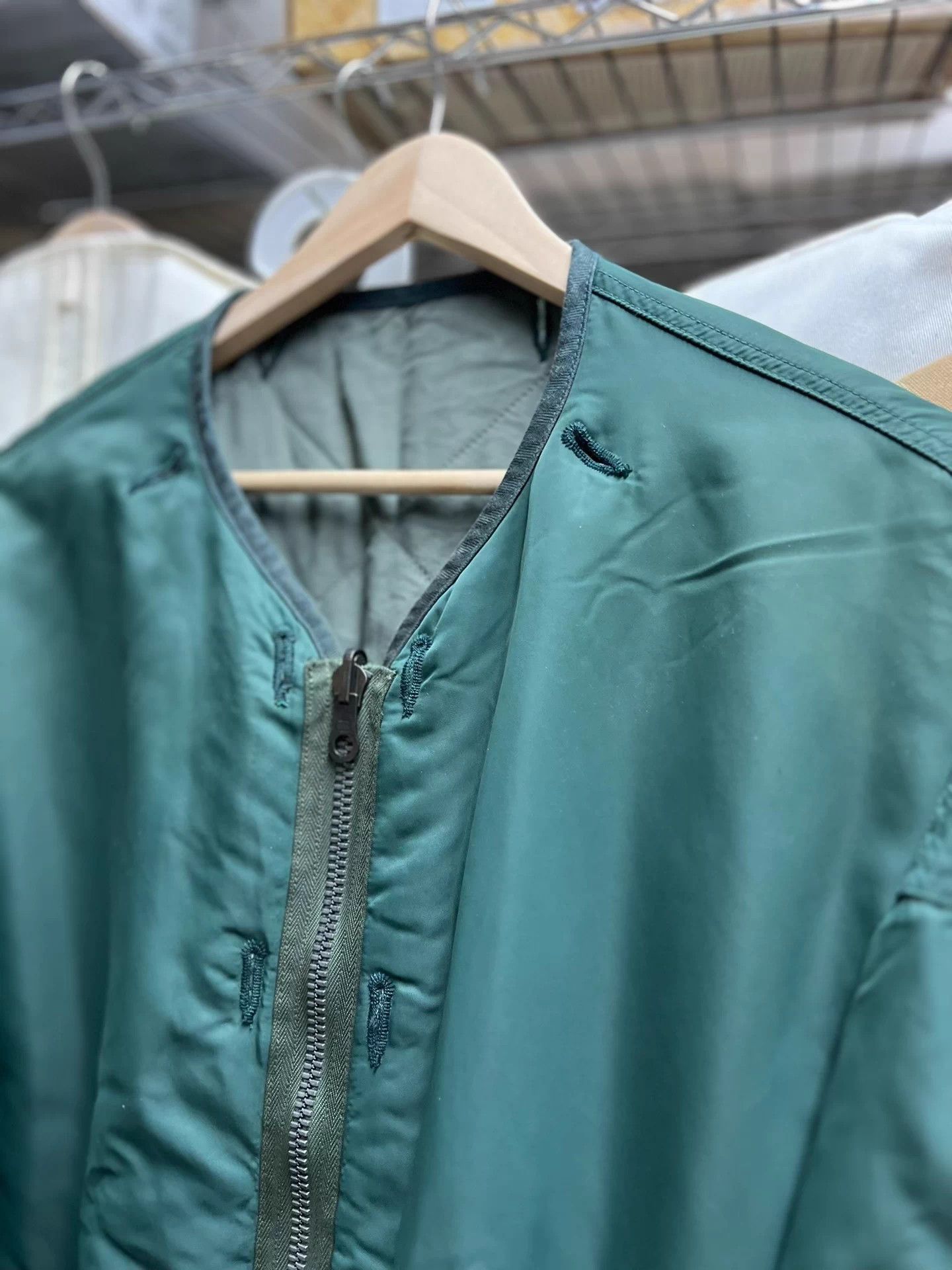 Visvim Green XL Zip-Front Bomber Jacket Size US XL / EU 56 / 4 - 3 Thumbnail