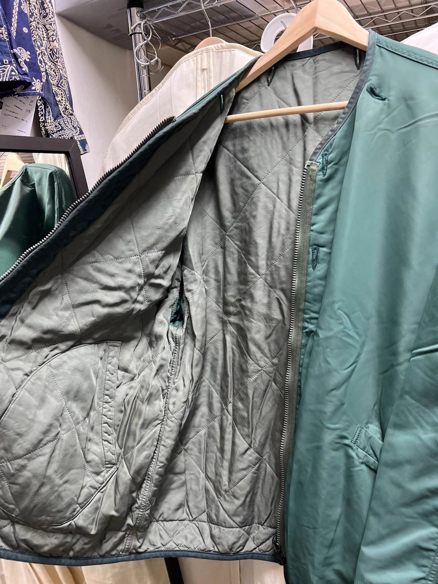 Visvim Green XL Zip-Front Bomber Jacket Size US XL / EU 56 / 4 - 6 Thumbnail