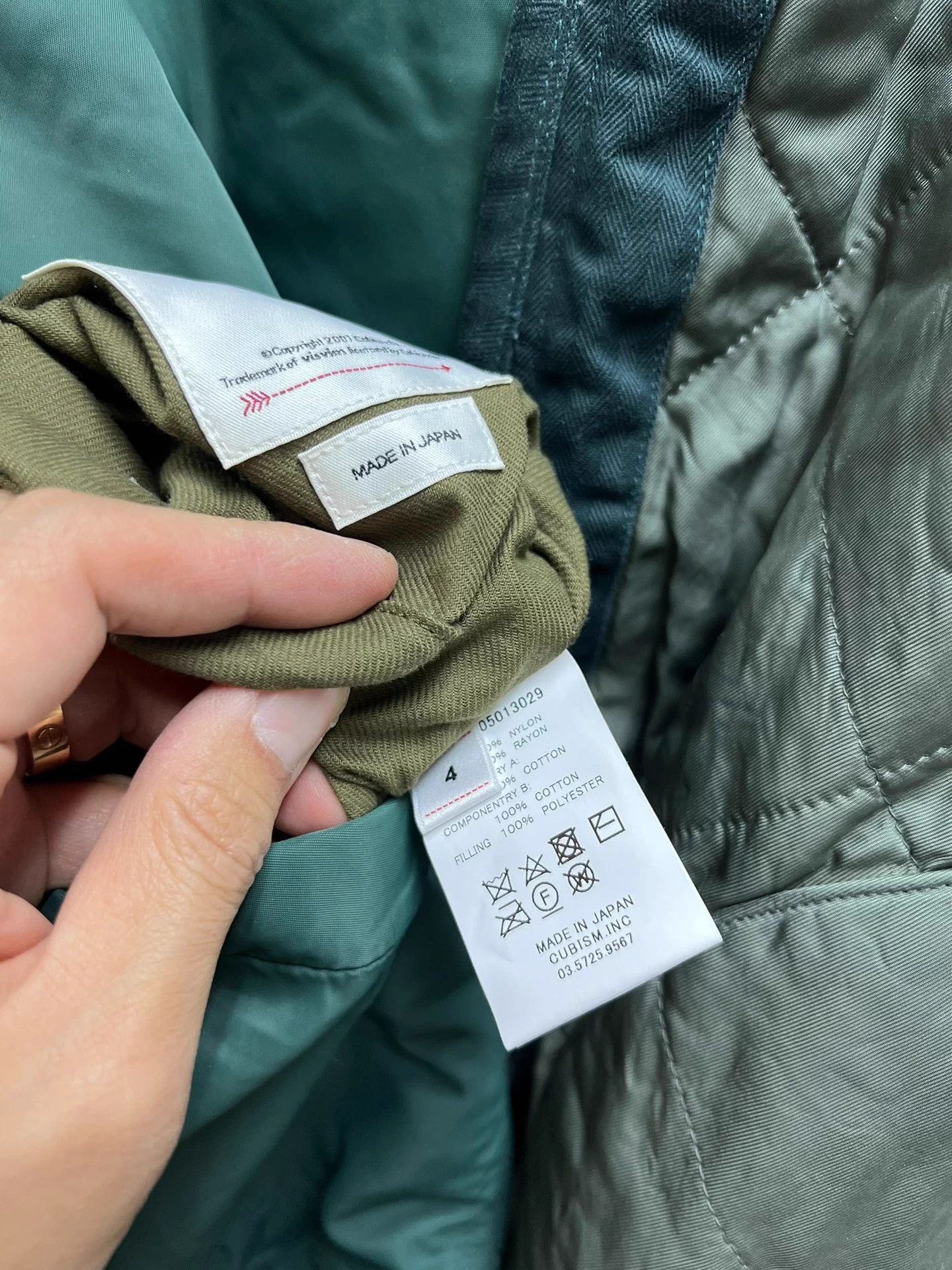 Visvim Green XL Zip-Front Bomber Jacket Size US XL / EU 56 / 4 - 9 Thumbnail