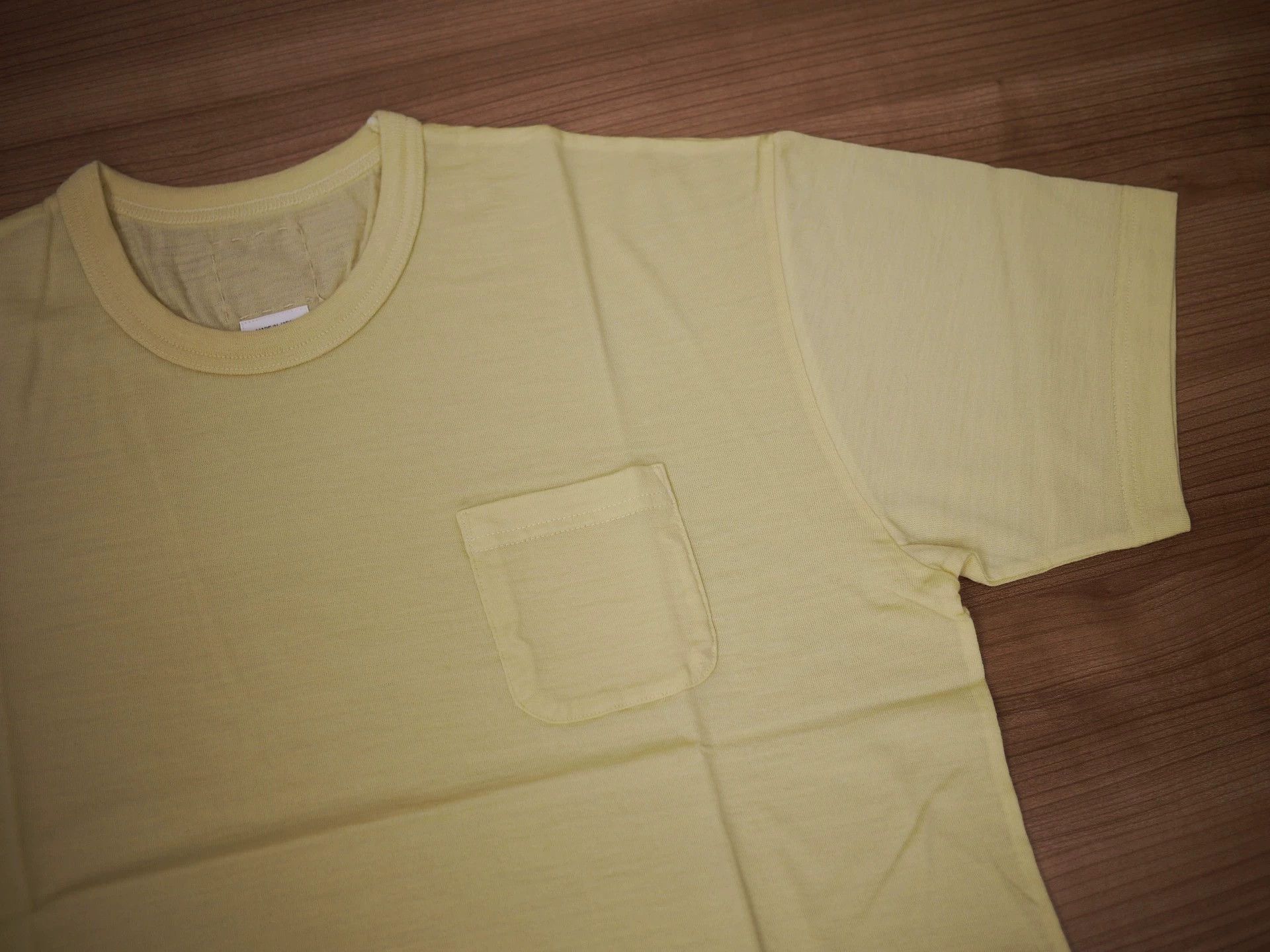 Visvim Yellow Short Sleeve T-Shirt with Chest Pocket Size US S / EU 44-46 / 1 - 2 Thumbnail