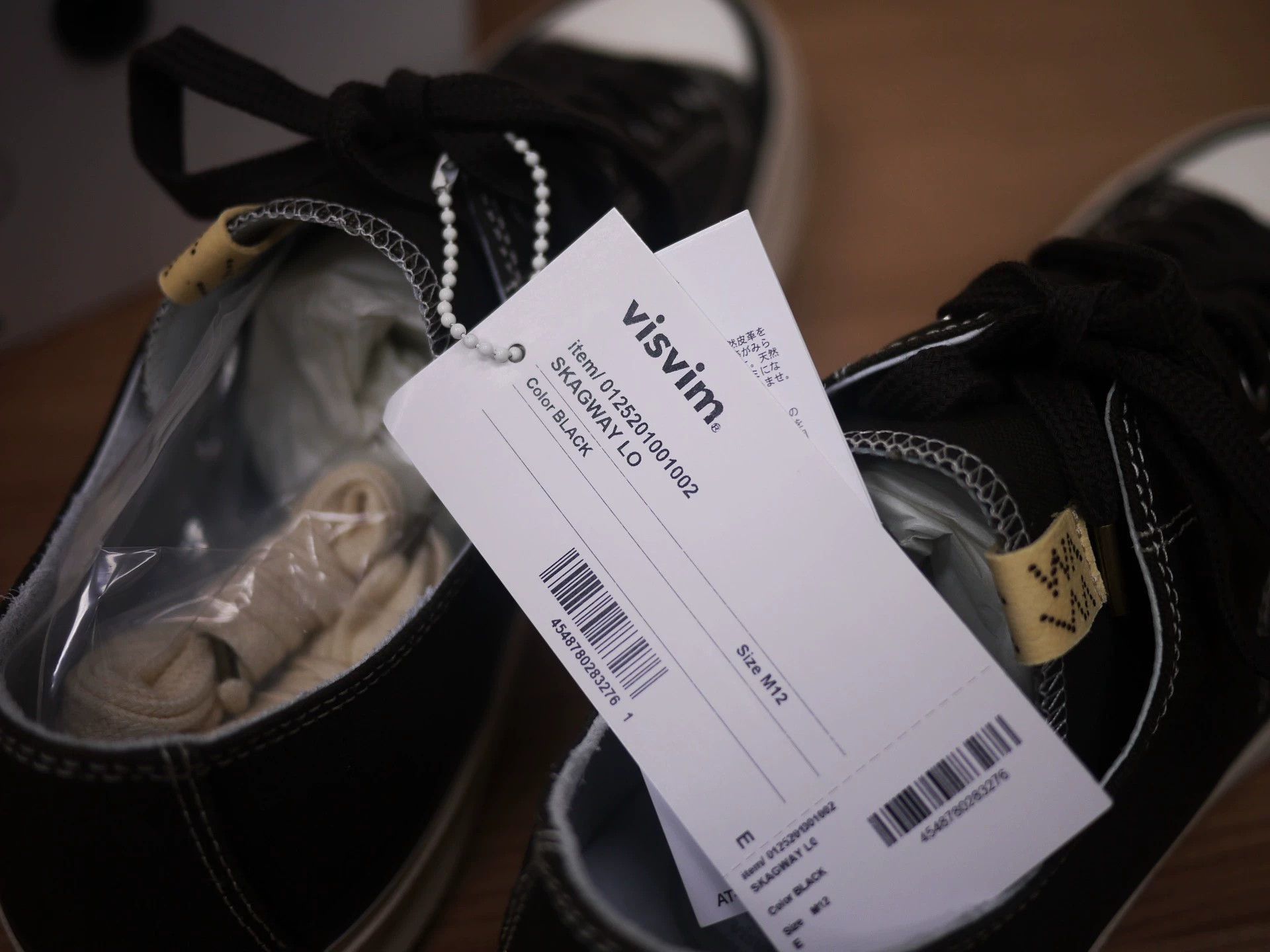 Visvim Black Low-Top Canvas Sneakers Size 12 Size US 12 / EU 45 - 6 Thumbnail