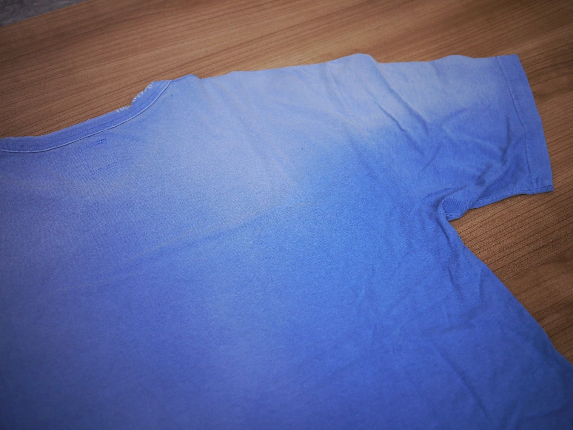 Visvim Blue Gradient Indigo Camping Trading Post T-Shirt Size US XL / EU 56 / 4 - 8 Thumbnail
