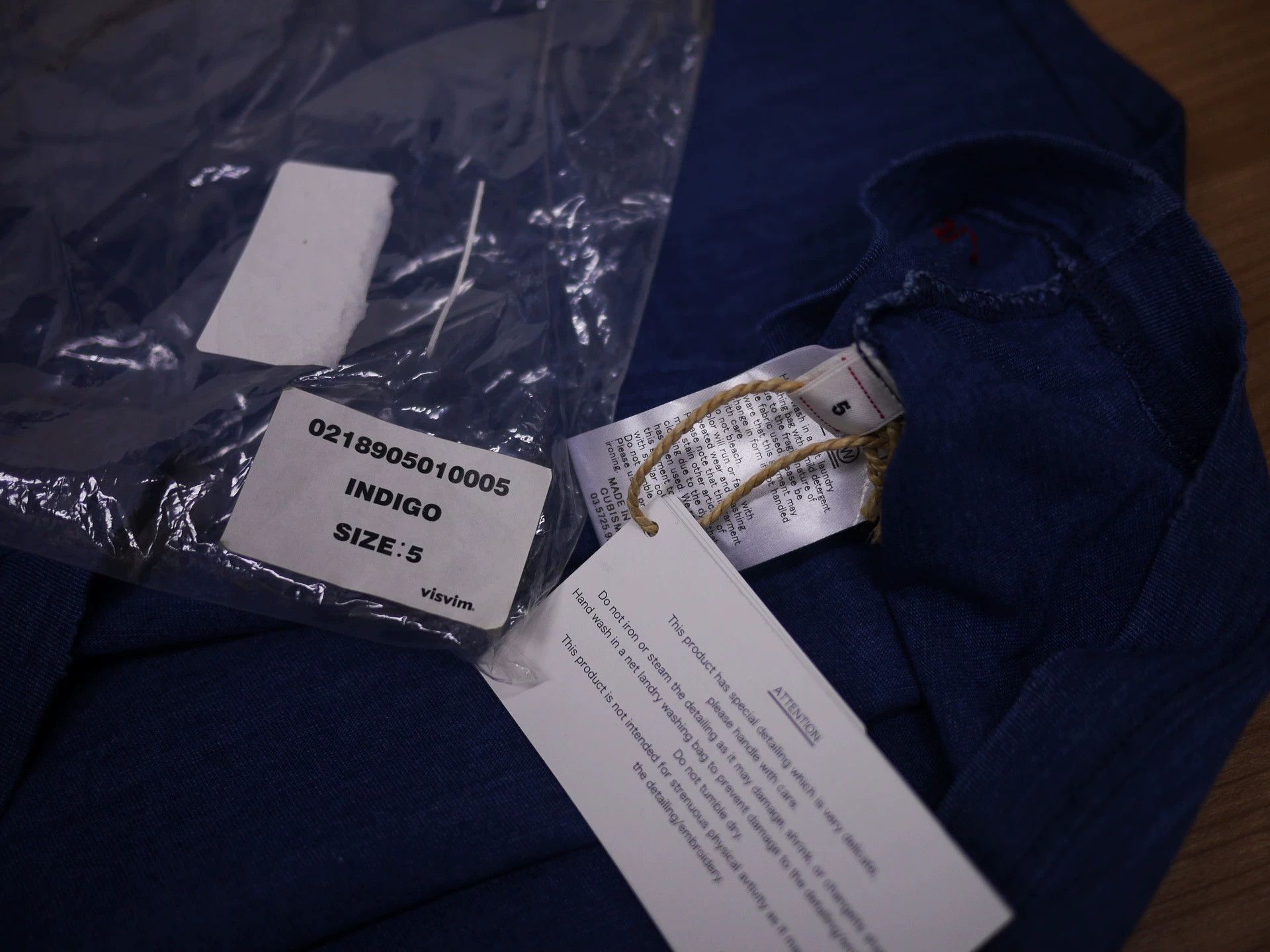 Visvim Blue Short Sleeve T-Shirt Size US XXL / EU 58 / 5 - 5 Thumbnail