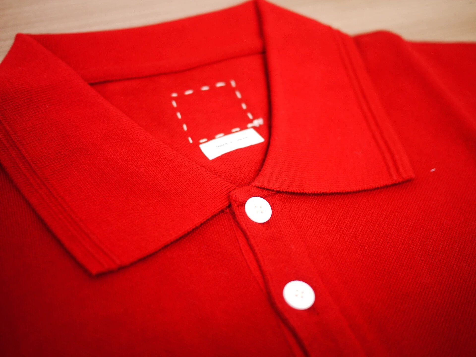 Visvim Red Short Sleeve Polo Shirt Size US M / EU 48-50 / 2 - 3 Thumbnail