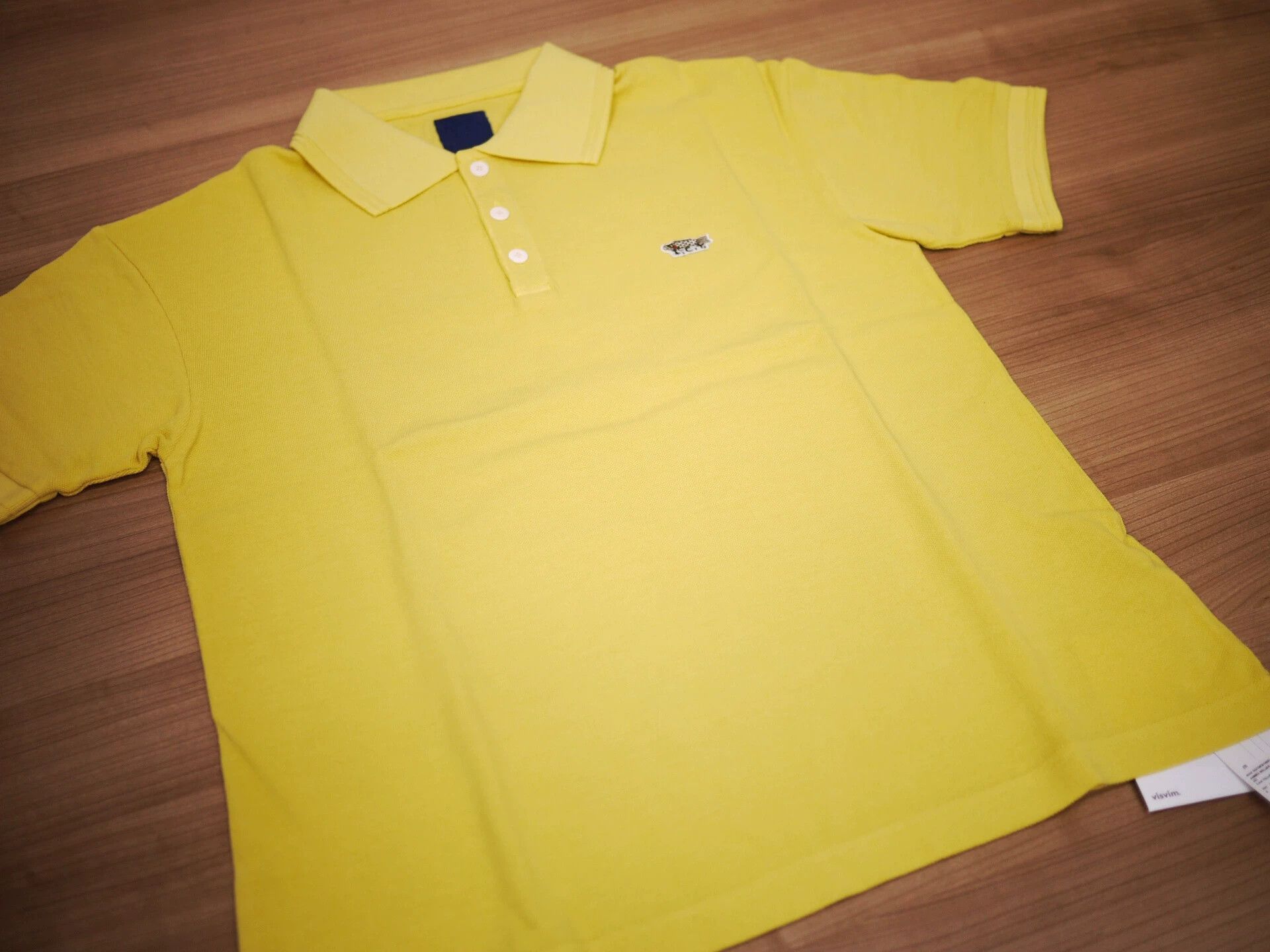 Visvim Yellow Short Sleeve Polo Shirt Size US S / EU 44-46 / 1 - 2 Thumbnail