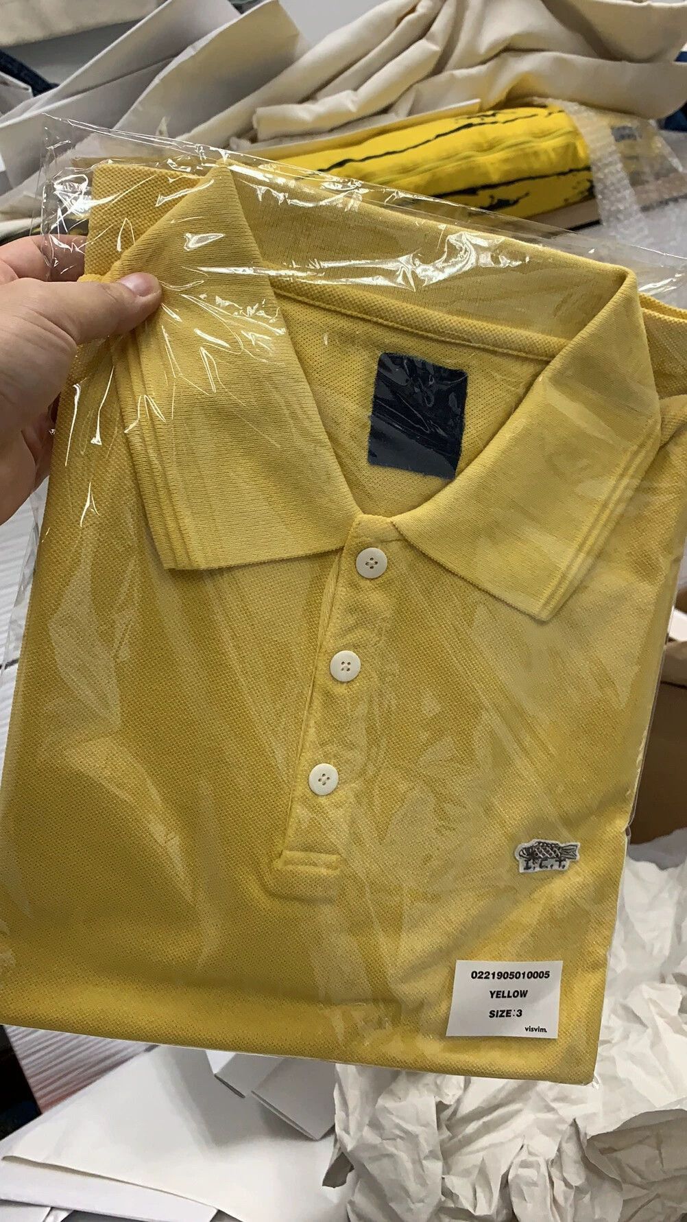 Visvim Yellow Short Sleeve Polo Shirt Size US S / EU 44-46 / 1 - 9 Thumbnail