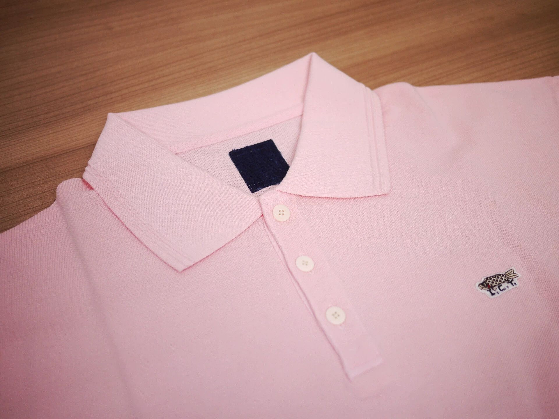 Visvim Pink Short-Sleeve Polo Shirt Size L Size US L / EU 52-54 / 3 - 5 Thumbnail