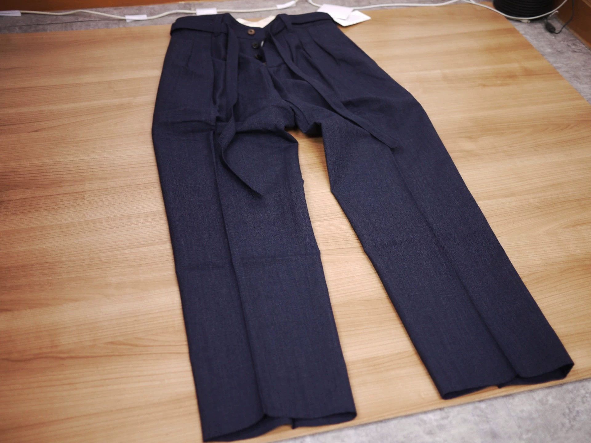 Visvim Blue Casual Pants with Belt - Size 30 Size US 30 / EU 46 - 2 Thumbnail
