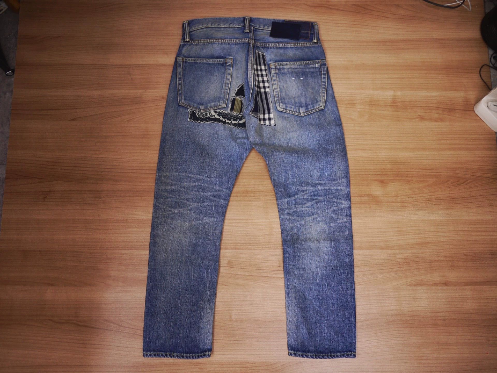 Visvim Blue Denim Jeans with Patch Details - Size 32 Size US 32 / EU 48 - 6 Thumbnail