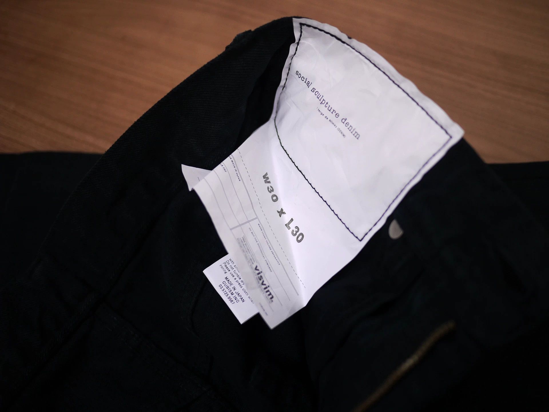 Visvim Black Distressed Denim Jeans Size 30 Size US 30 / EU 46 - 8 Thumbnail