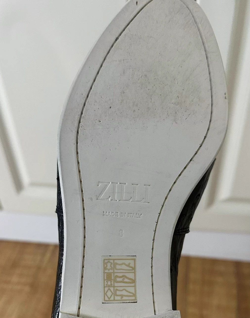 Zilli Black Textured Slip-On Shoes Size 10 Size US 10 / EU 43 - 5 Thumbnail