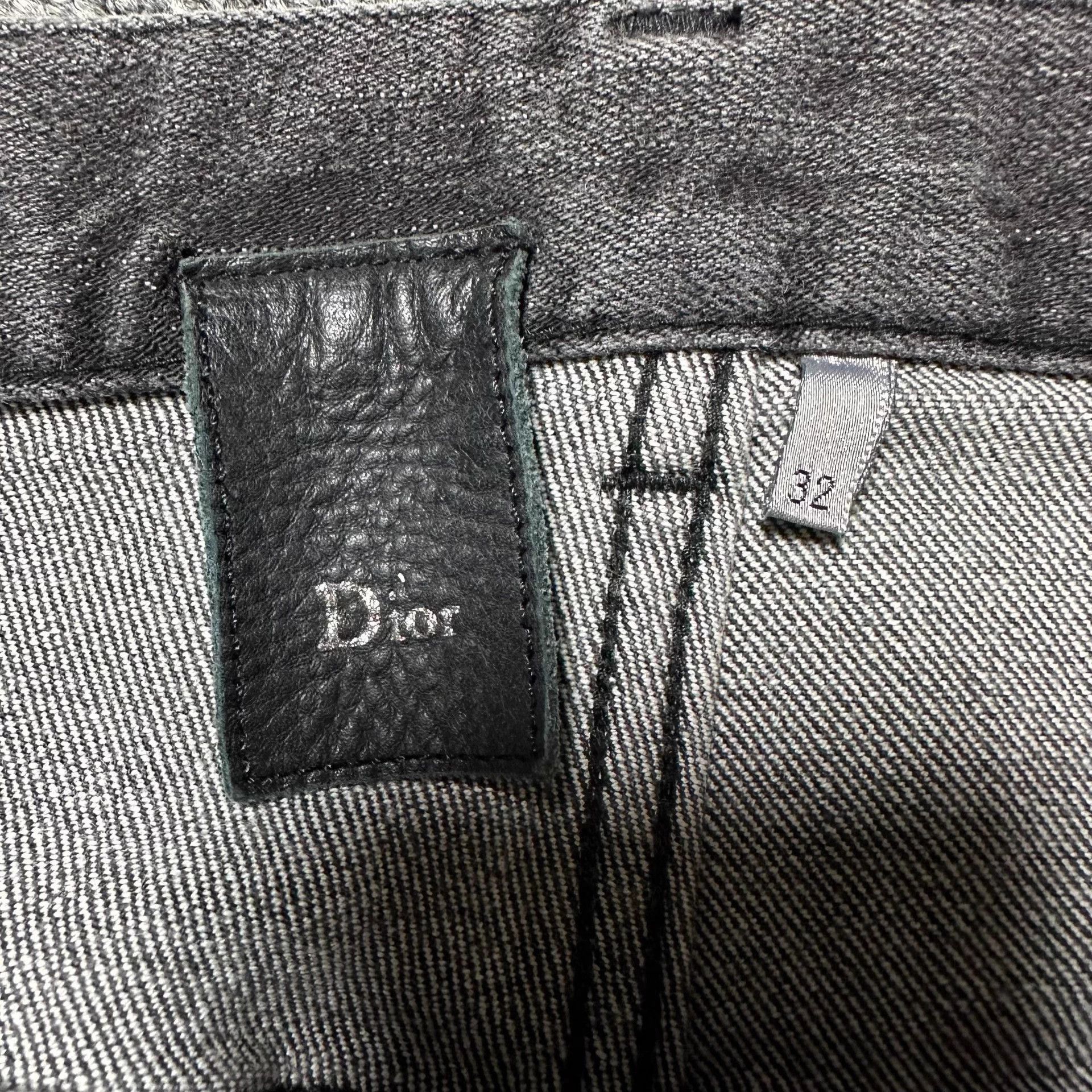 Dior Gray Denim Pants Size 32 Size US 32 / EU 48 - 2 Thumbnail