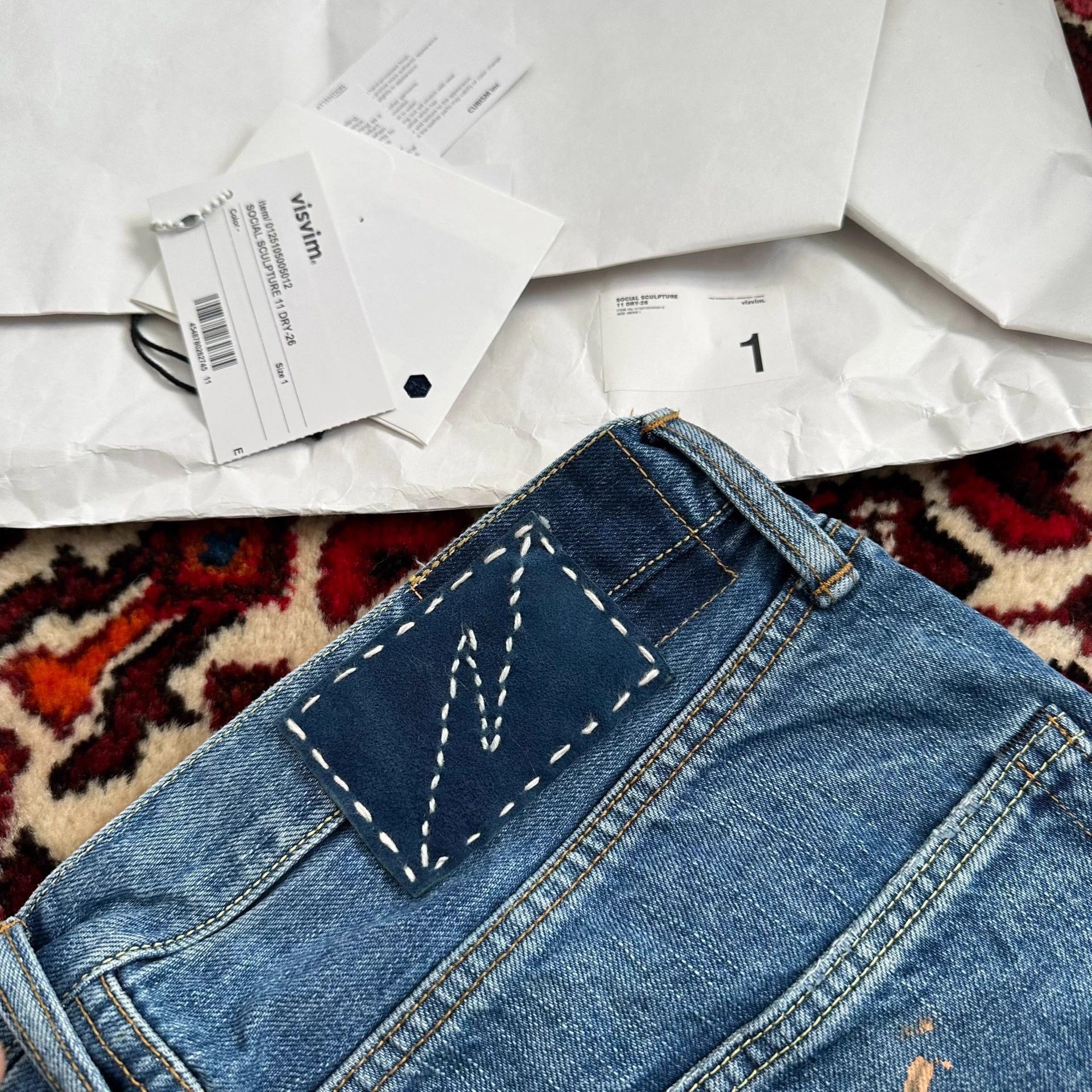 Visvim Blue Distressed Denim Jeans Size 30 Size US 30 / EU 46 - 5 Thumbnail