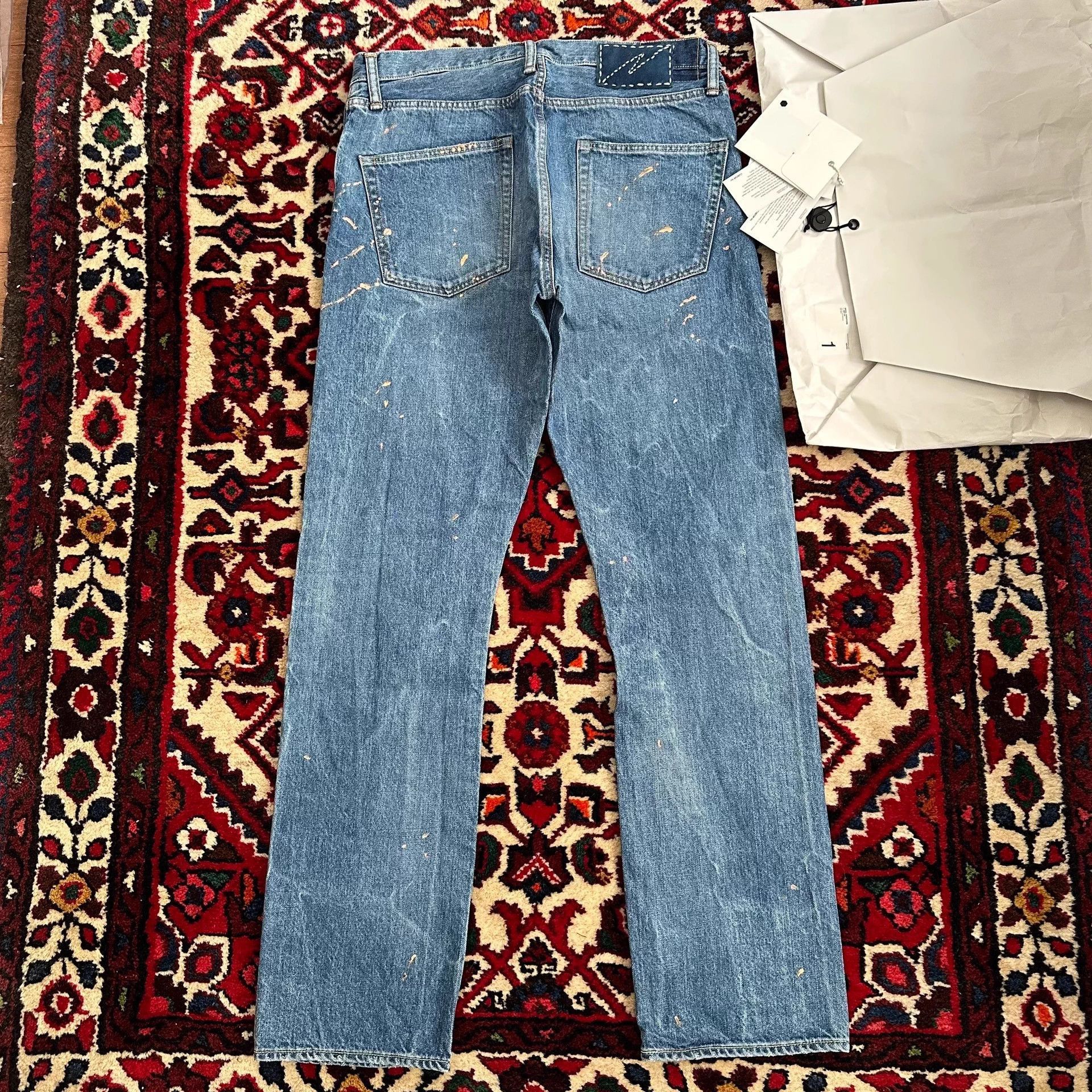 Visvim Blue Distressed Denim Jeans Size 30 Size US 30 / EU 46 - 2 Thumbnail