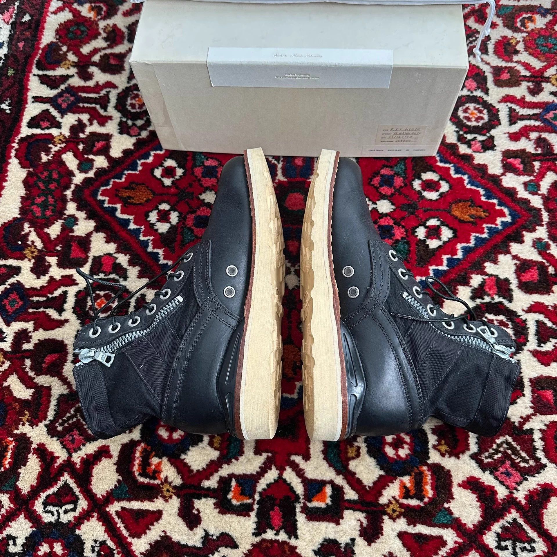 Visvim Black Leather Lace-Up Boots Size 8 Size US 8 / EU 41 - 4 Thumbnail