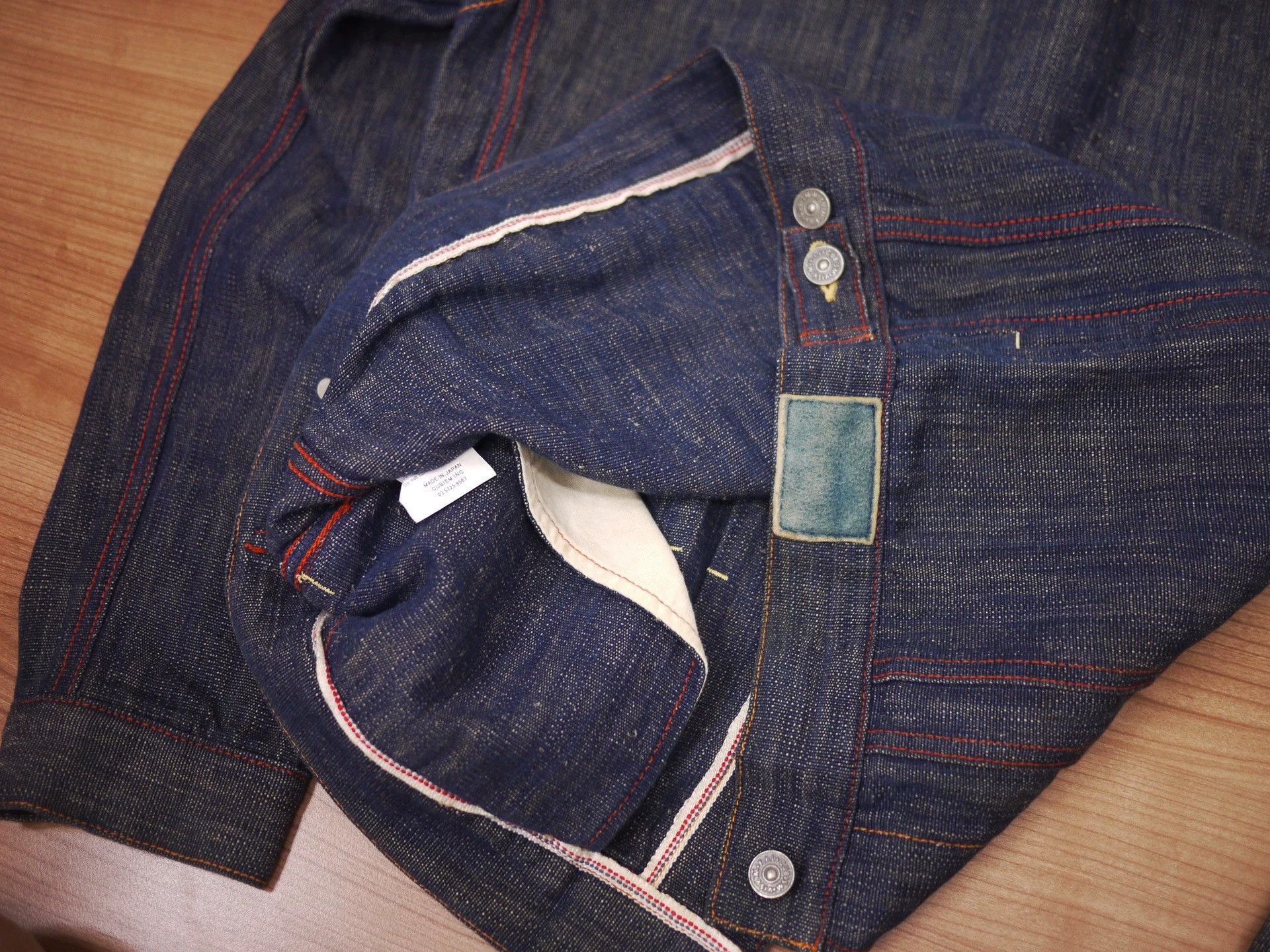 Visvim Blue Denim Jacket with Contrast Stitching - Size S Size US S / EU 44-46 / 1 - 8 Thumbnail