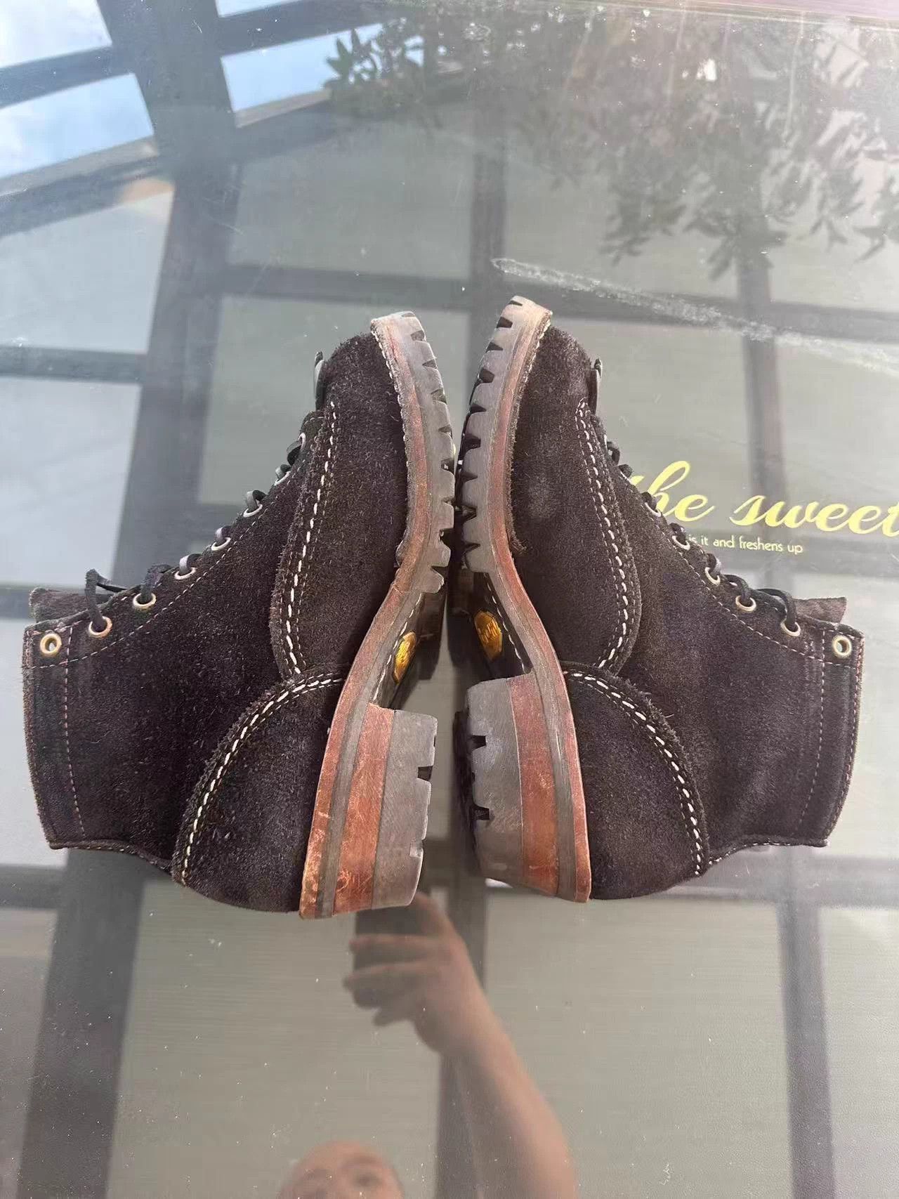 WESCO Brown Lace-Up Boots Size 7.5 Size US 7.5 / EU 40-41 - 3 Thumbnail