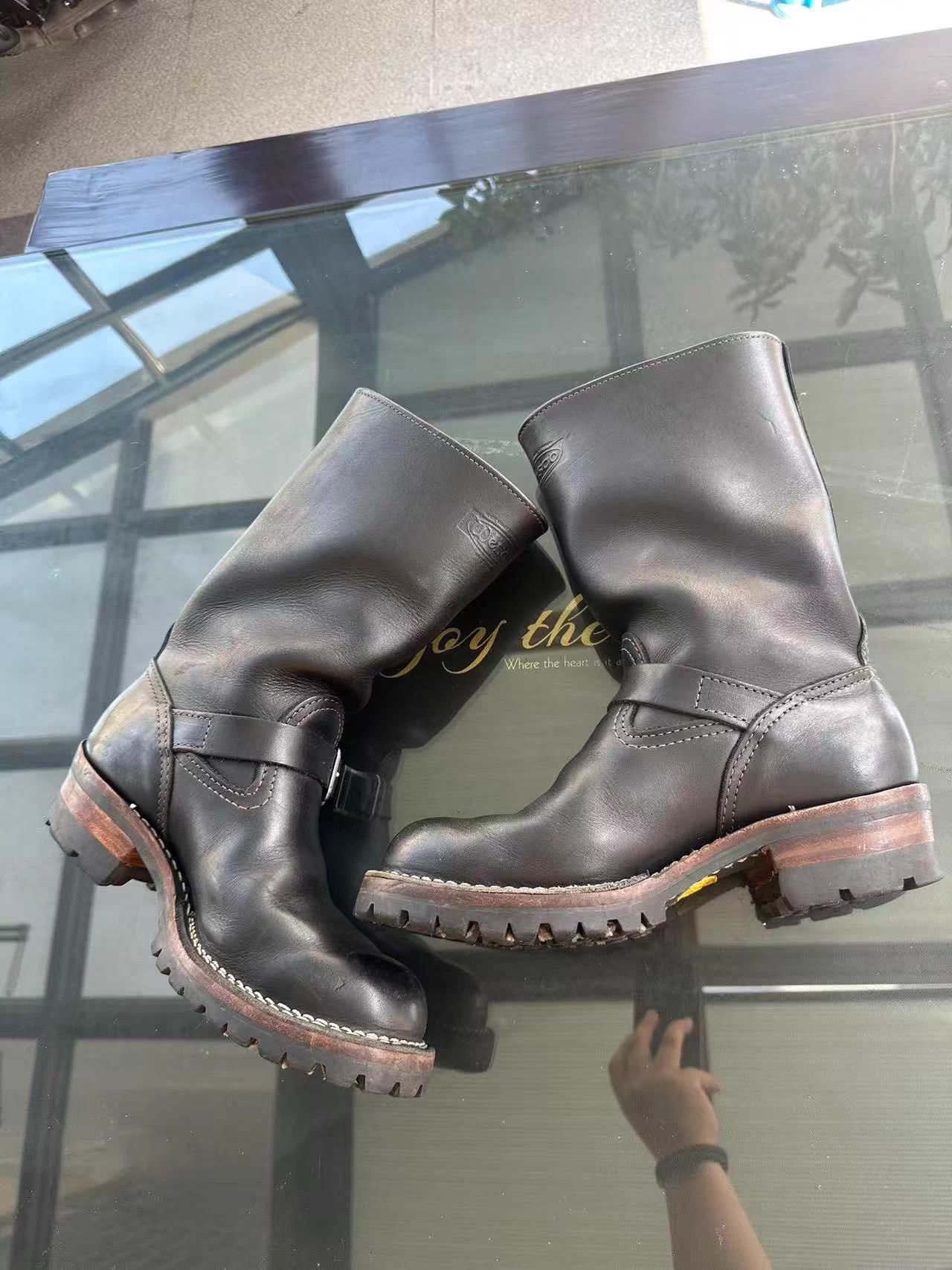WESCO Brown Leather Buckle Boots Size 8.5 Size US 8.5 / EU 41-42 - 5 Thumbnail