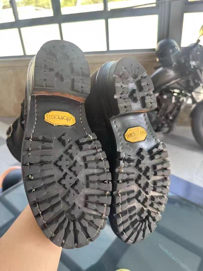 Vibram Brown Buckle Strap Mid-Calf Boots Size US 8 / EU 41 - 3 Thumbnail