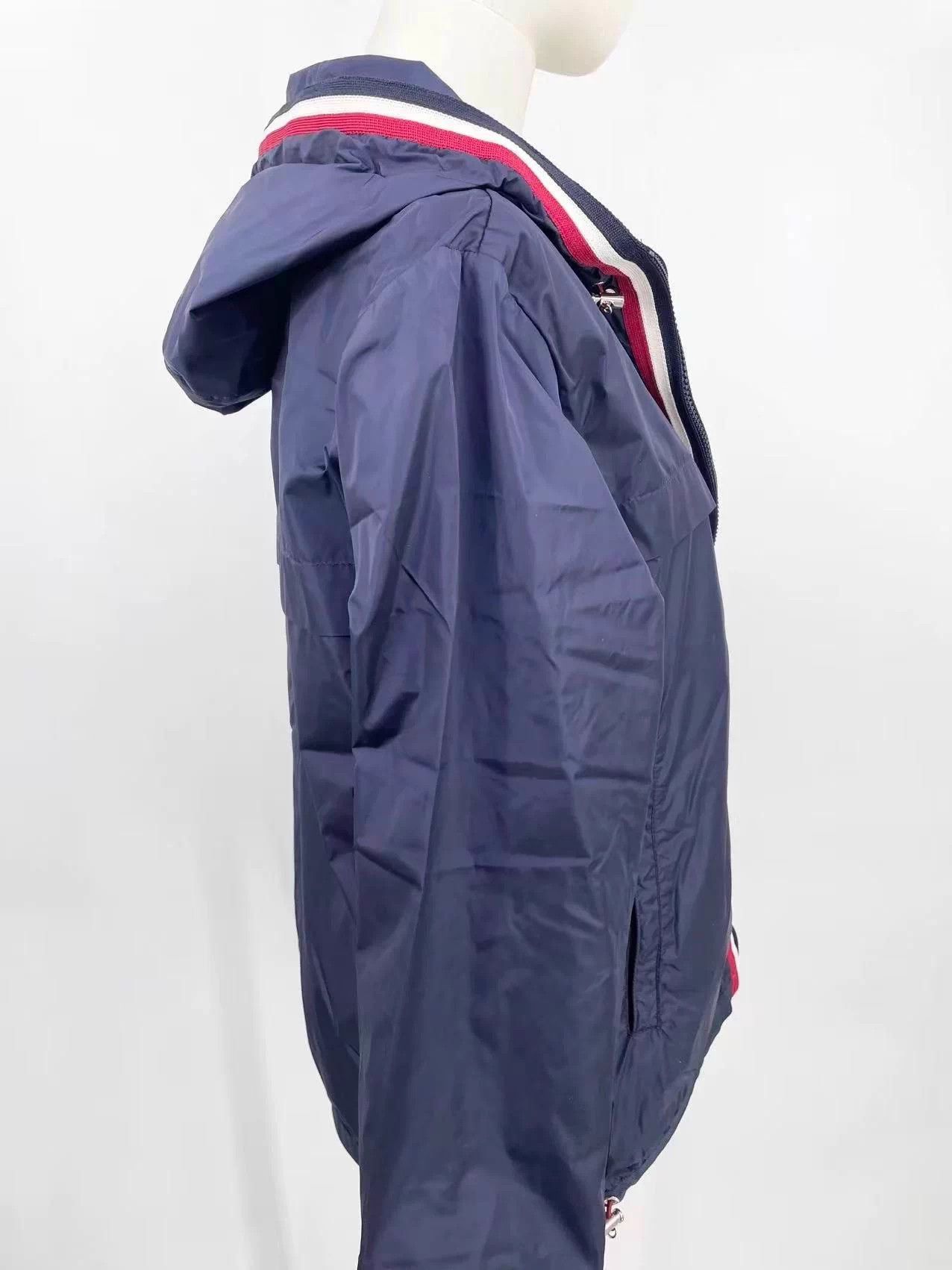 Moncler Blue Lightweight Hooded Jacket Size S Size US S / EU 44-46 / 1 - 2 Thumbnail