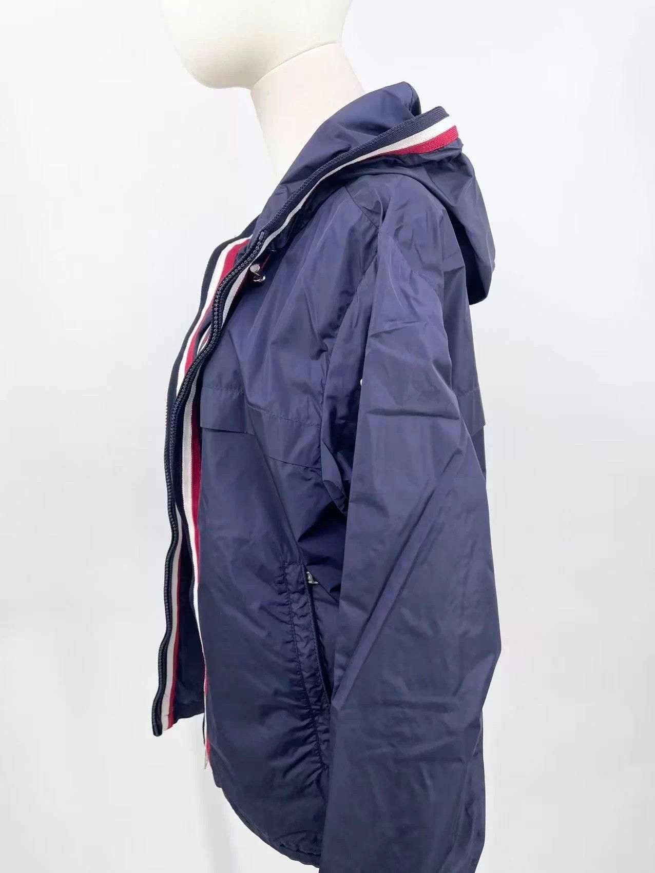 Moncler Blue Lightweight Hooded Jacket Size S Size US S / EU 44-46 / 1 - 4 Thumbnail