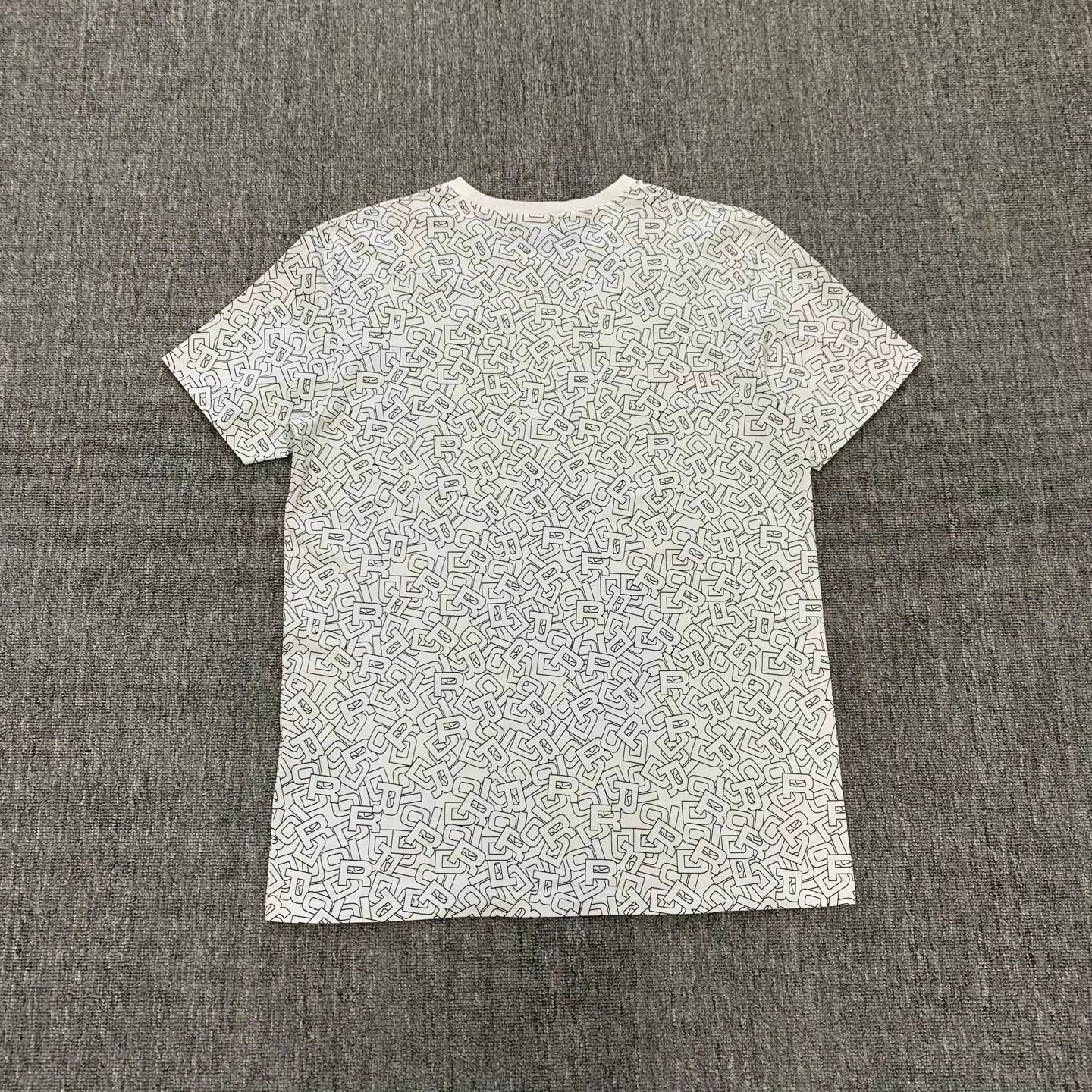 Dior White Short-Sleeve Patterned T-Shirt Size US L / EU 52-54 / 3 - 2 Thumbnail