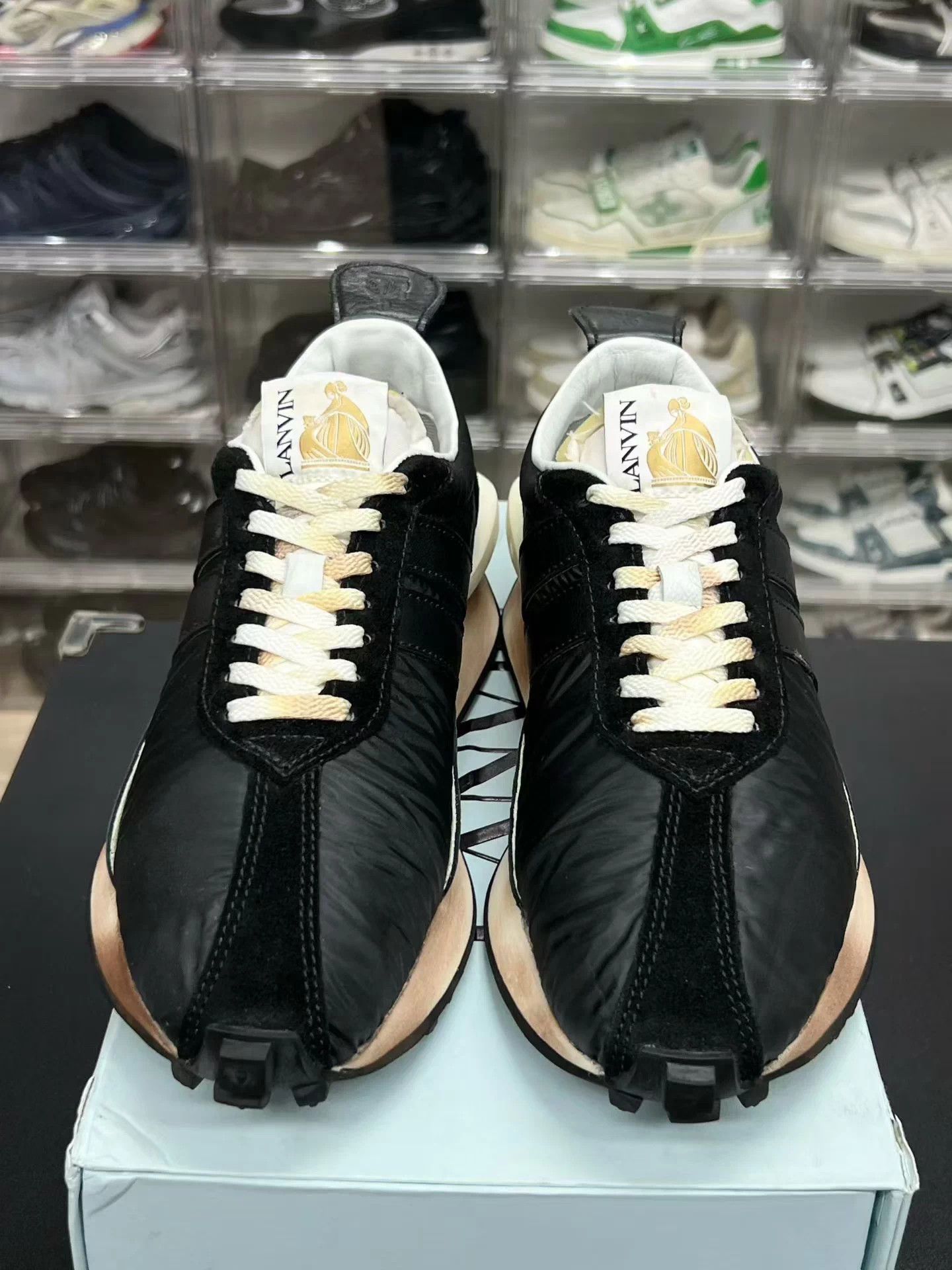 Lanvin Black Low-Top Sneakers Size 10 Size US 10 / EU 43 - 2 Thumbnail