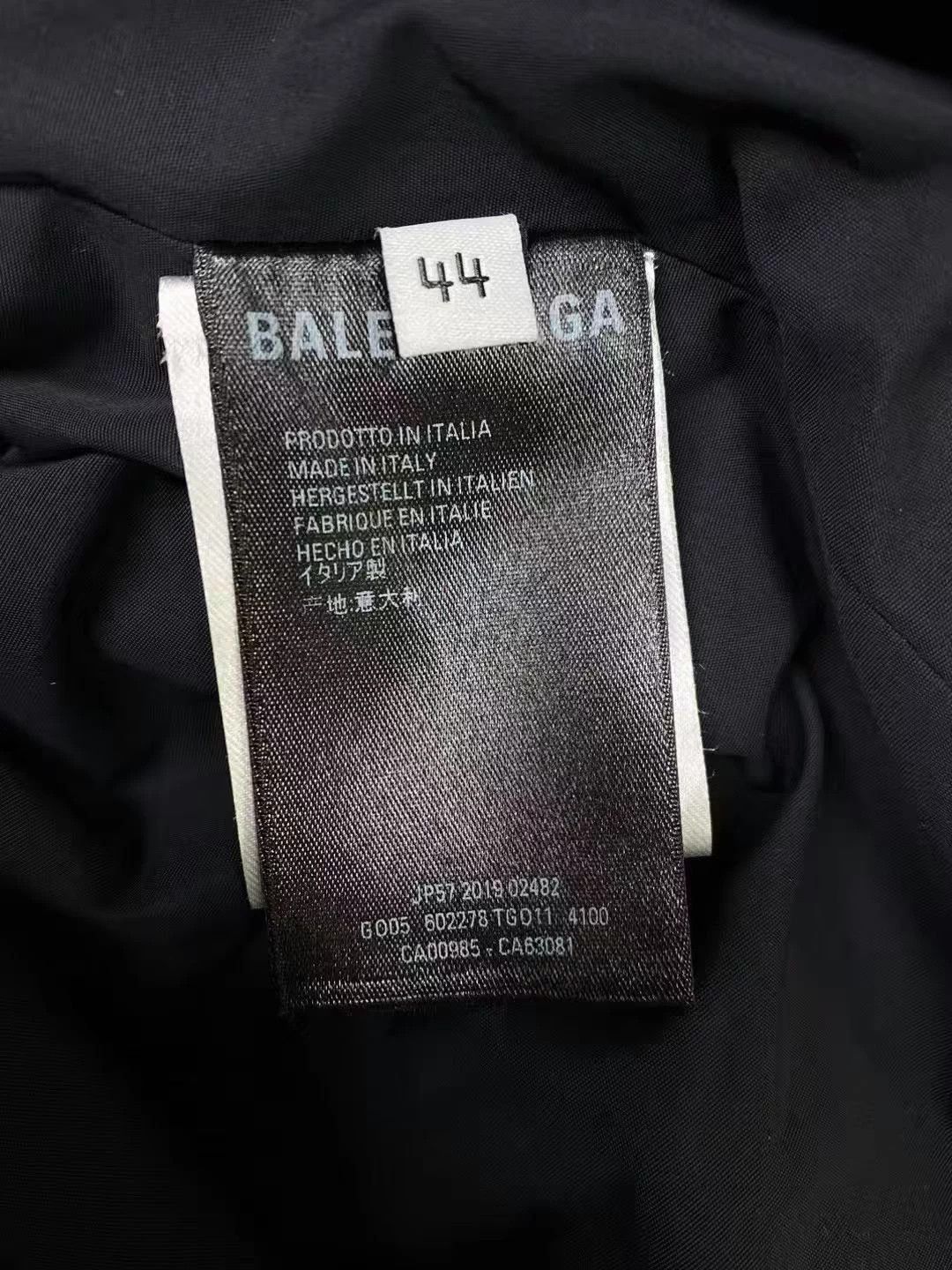 Balenciaga Black Zip-Up Light Jacket Size US S / EU 44-46 / 1 - 7 Thumbnail