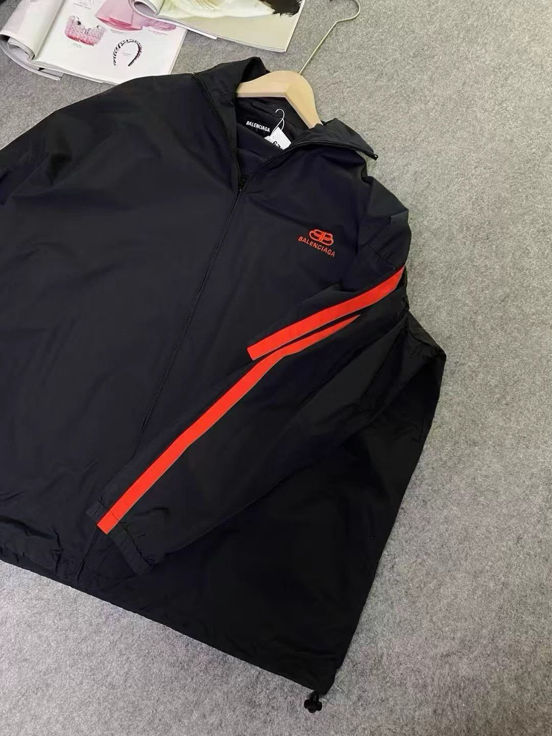Balenciaga Black Zip-Up Light Jacket Size US S / EU 44-46 / 1 - 5 Thumbnail