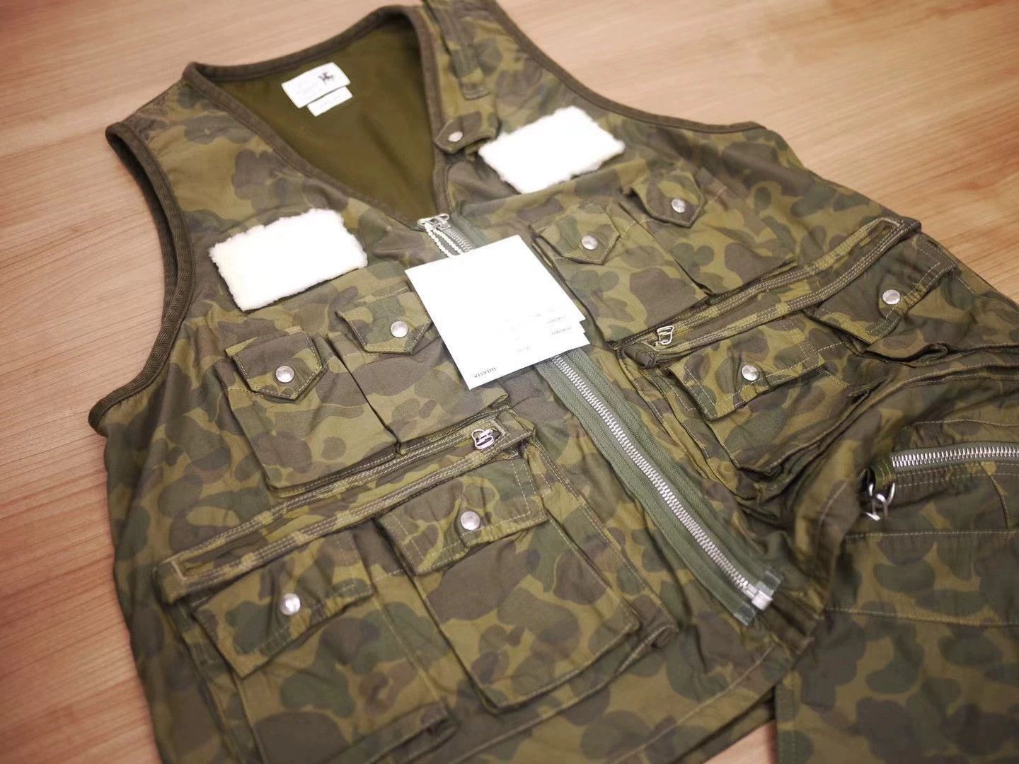 Visvim Green Camo Multi-Pocket Utility Vest - XL Size US XL / EU 56 / 4 - 2 Thumbnail