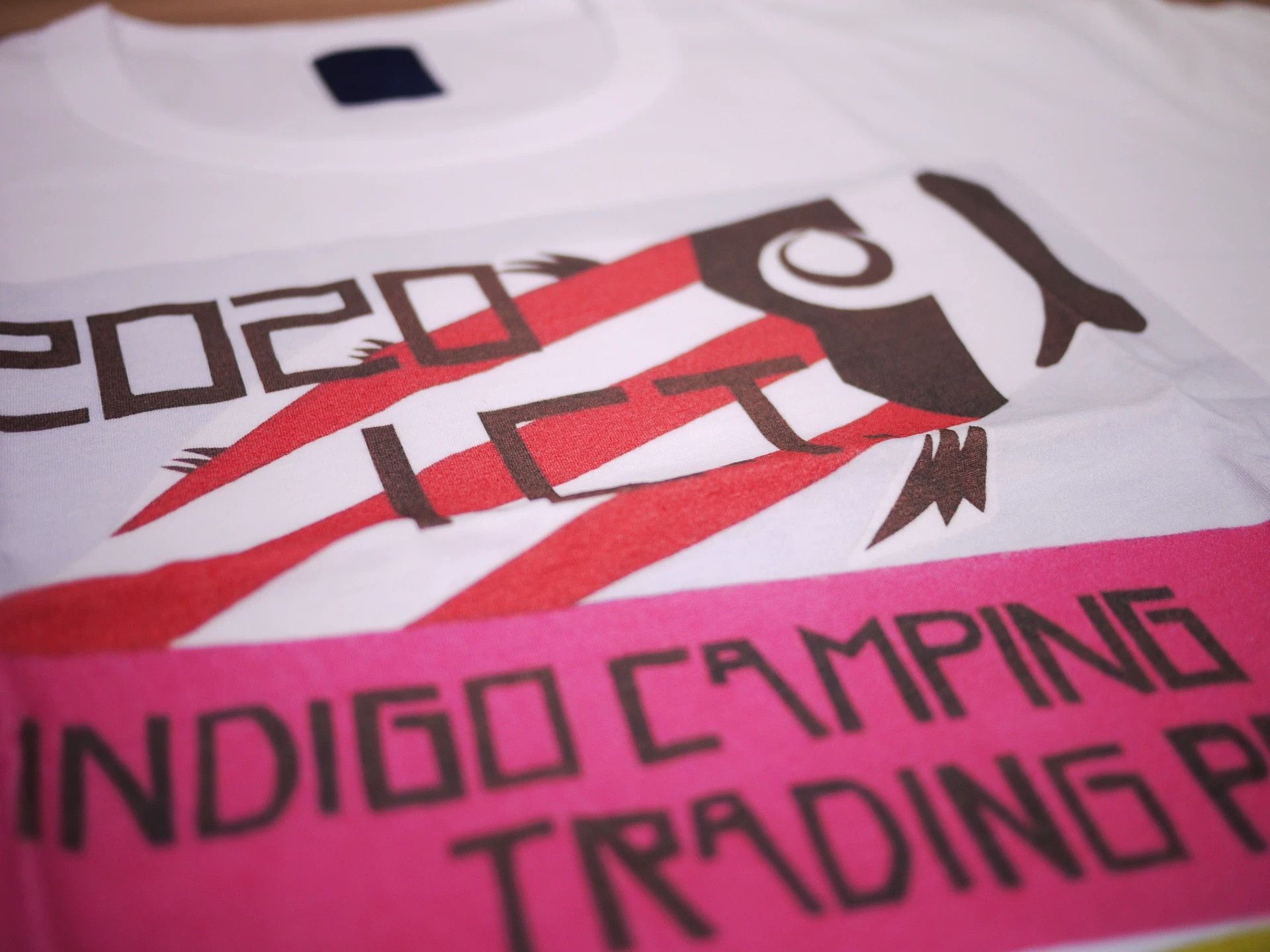 Visvim White Graphic Short Sleeve T-Shirt with Camping Print Size US S / EU 44-46 / 1 - 8 Thumbnail