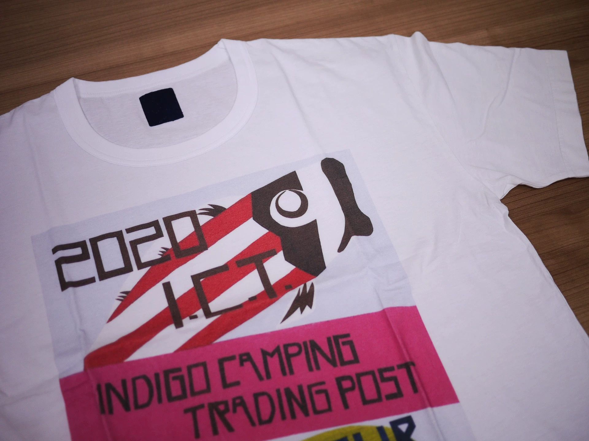 Visvim White Graphic Short Sleeve T-Shirt with Camping Print Size US S / EU 44-46 / 1 - 3 Thumbnail