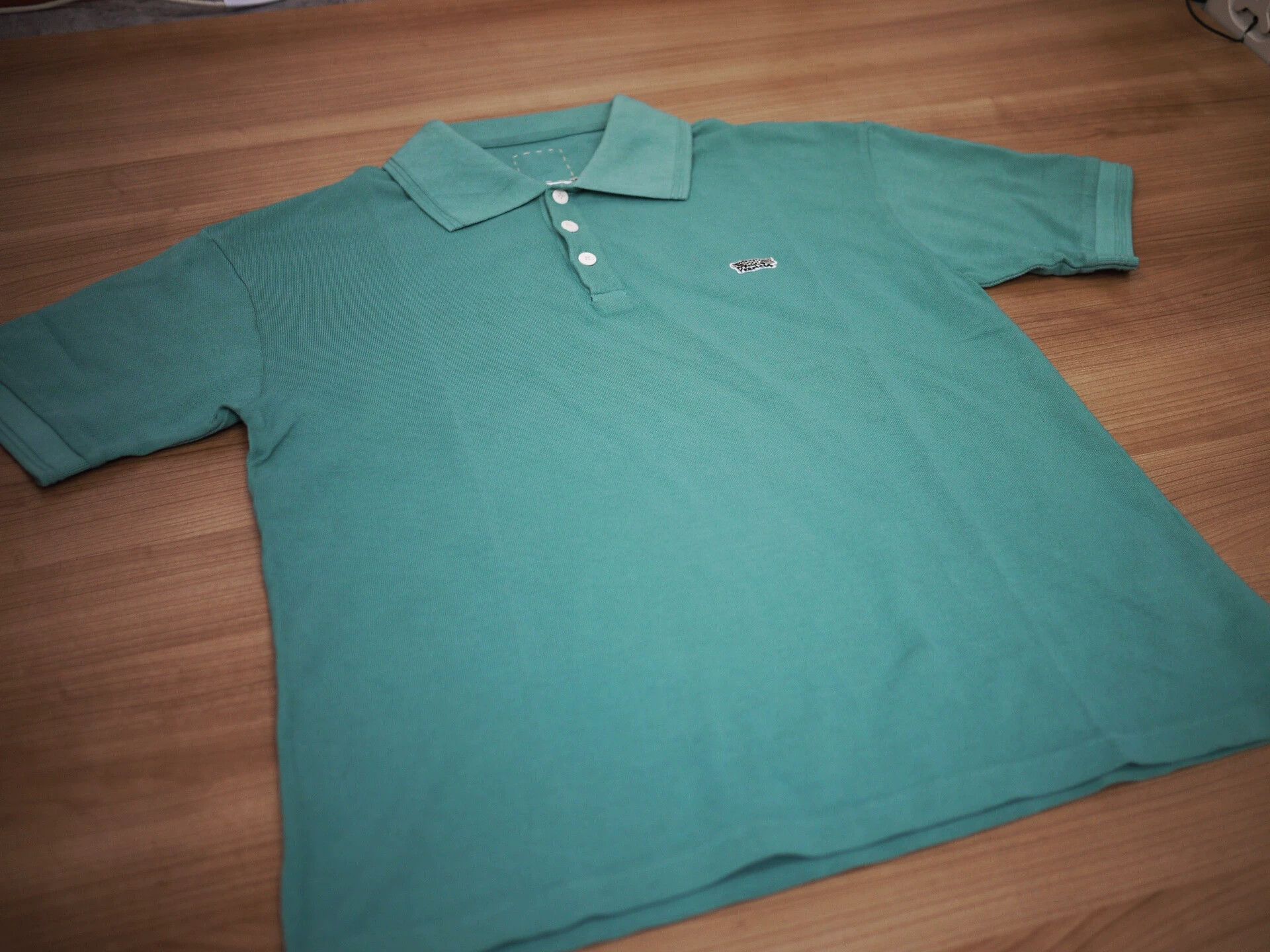 Visvim Green Short Sleeve Polo Shirt Size US XXL / EU 58 / 5 - 2 Thumbnail