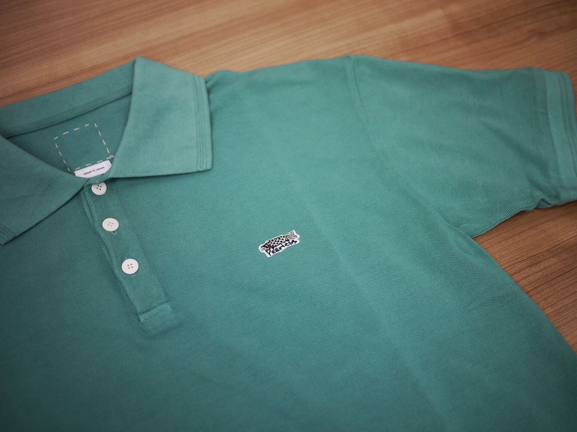 Visvim Green Short Sleeve Polo Shirt Size US XXL / EU 58 / 5 - 3 Thumbnail